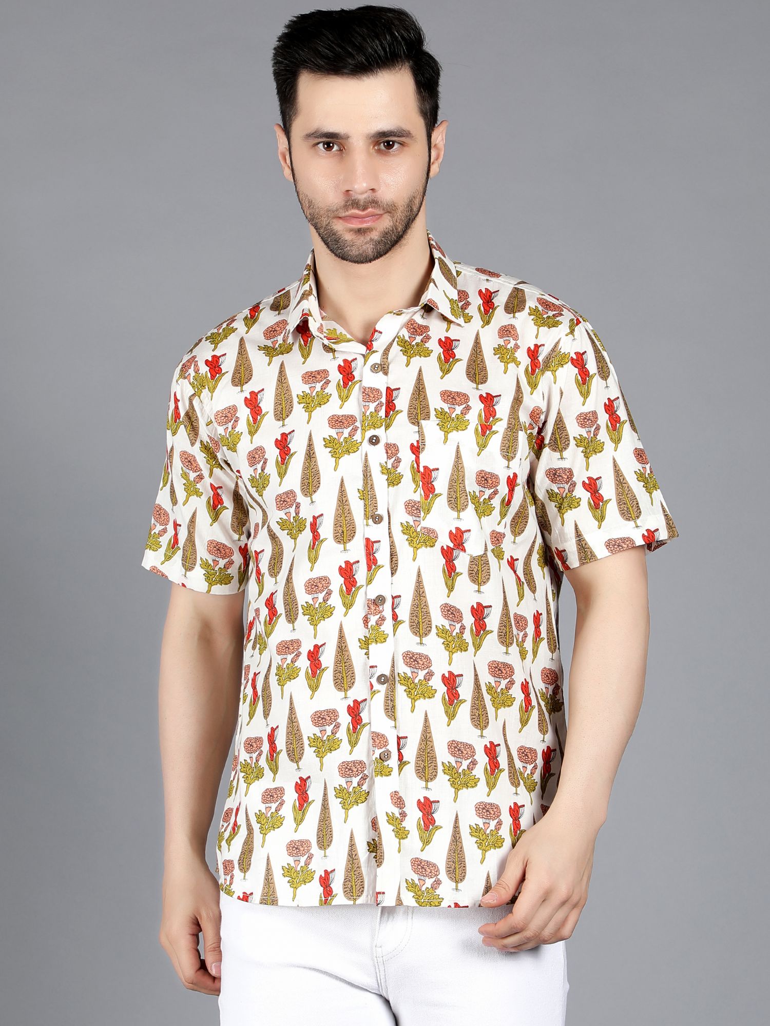 Castor Printed Cotton Shirt