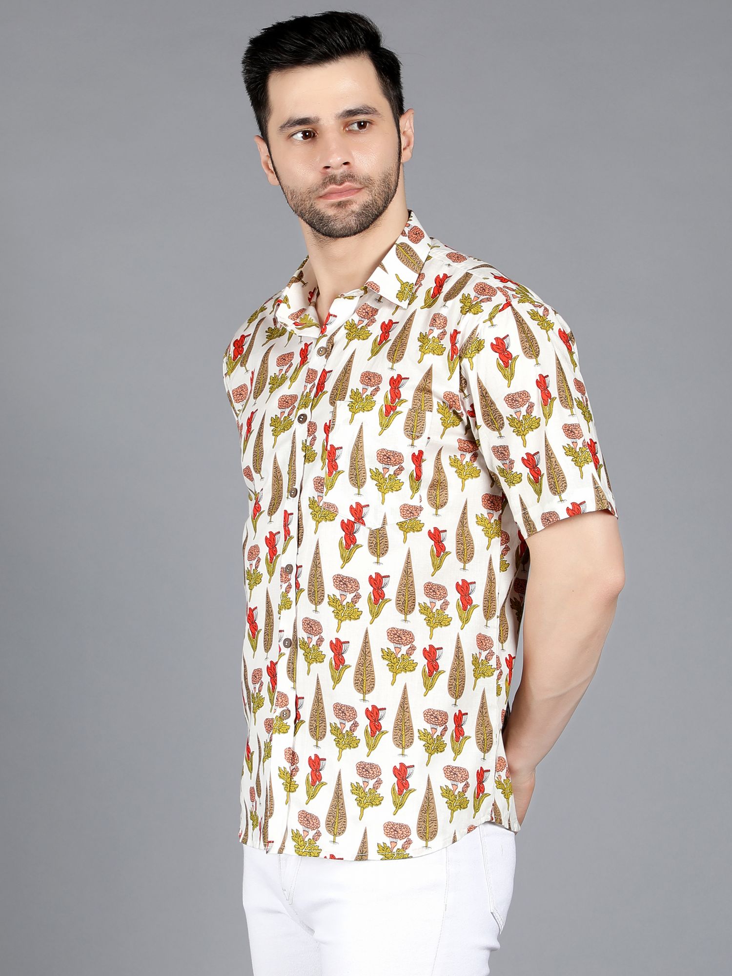 Castor Printed Cotton Shirt