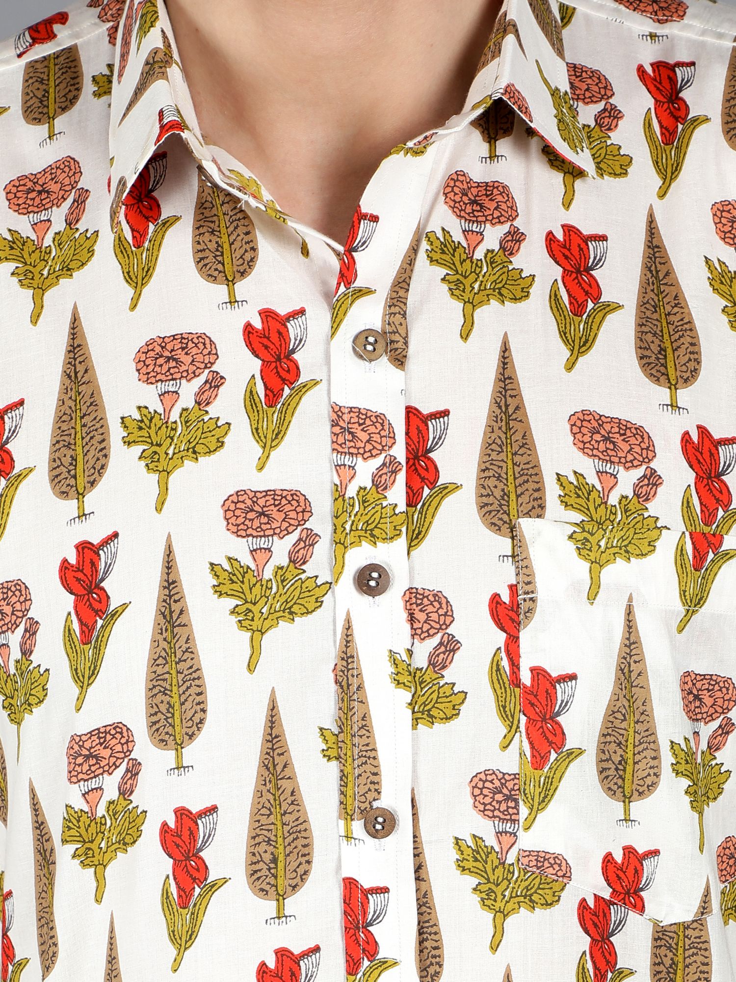 Castor Printed Cotton Shirt