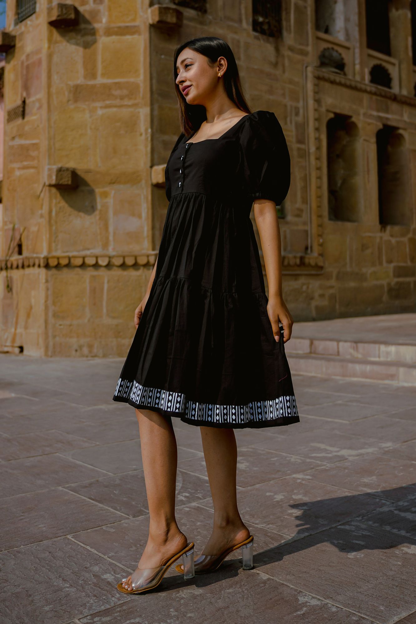 Plum Tiered Dress