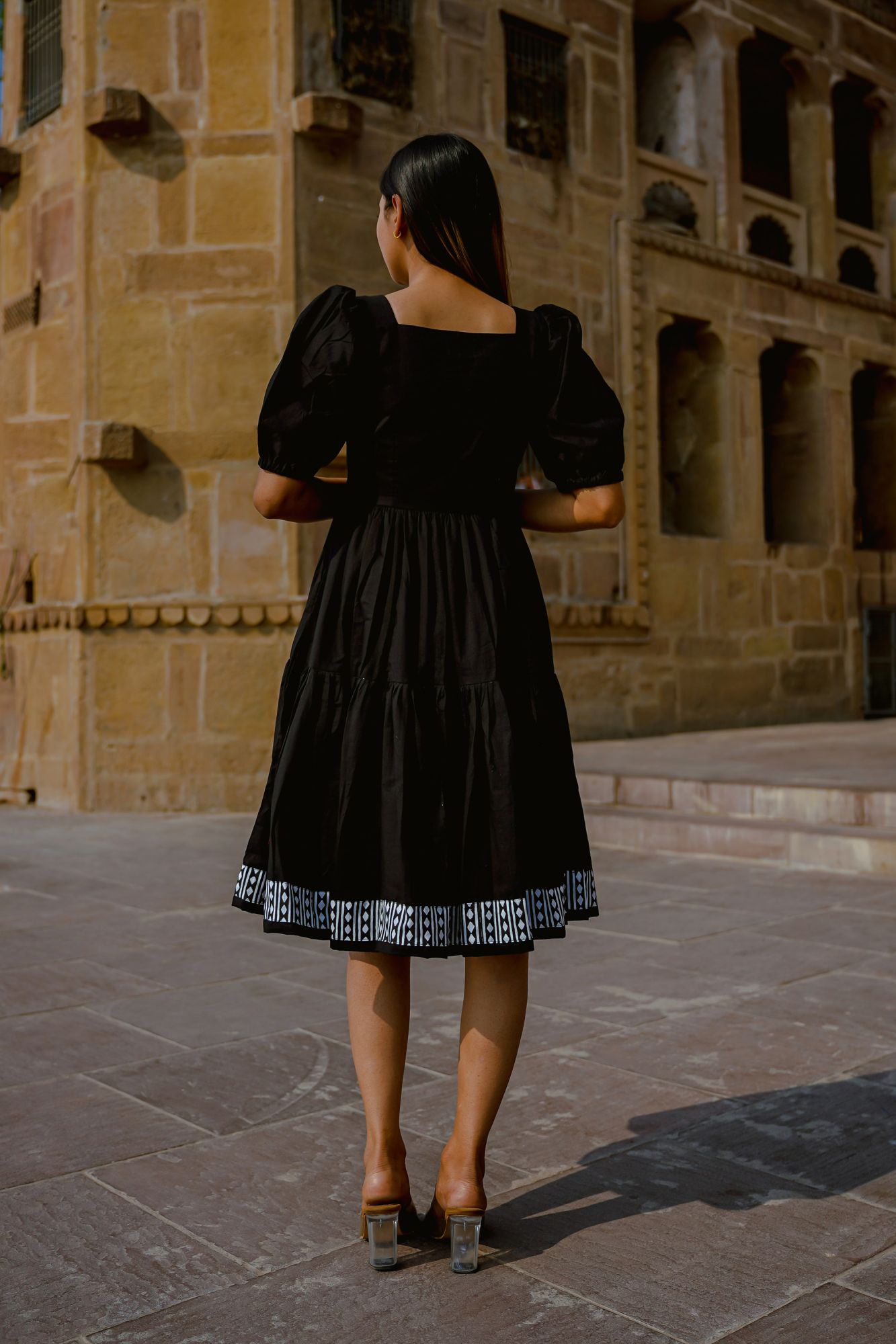 Plum Tiered Dress