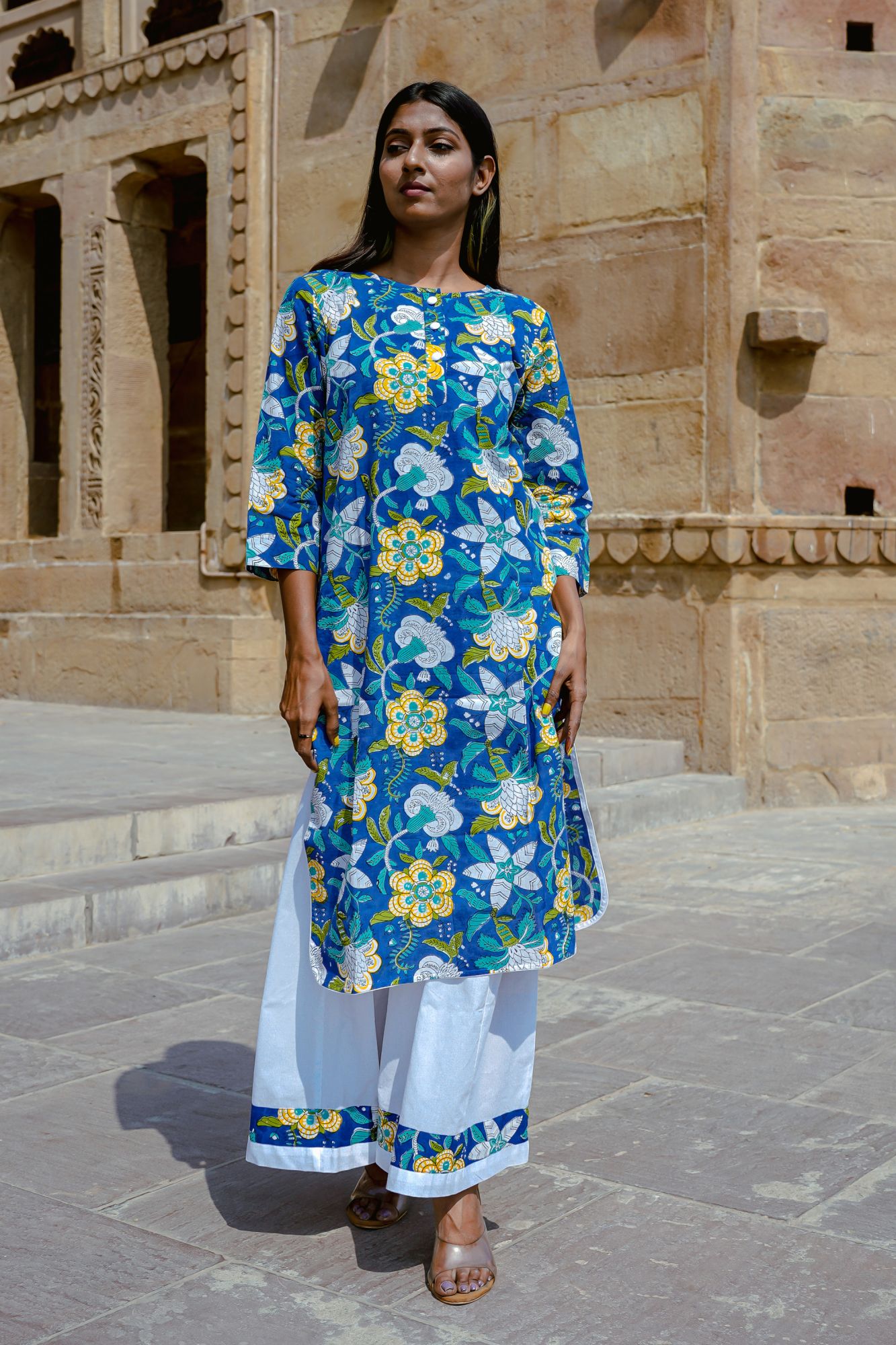 Blue Bahar Kurta Set