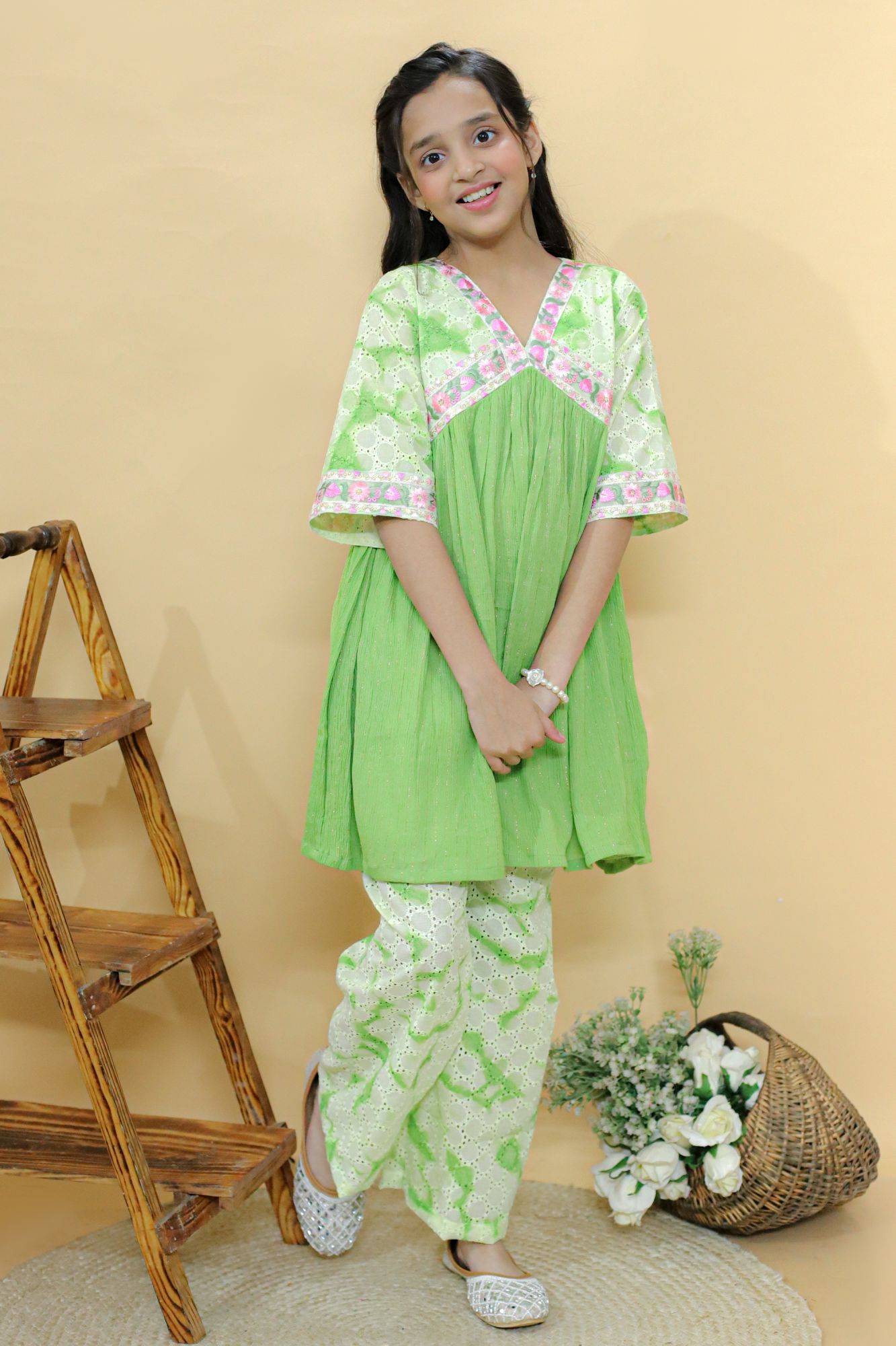 Ethereal Green Kurta Set