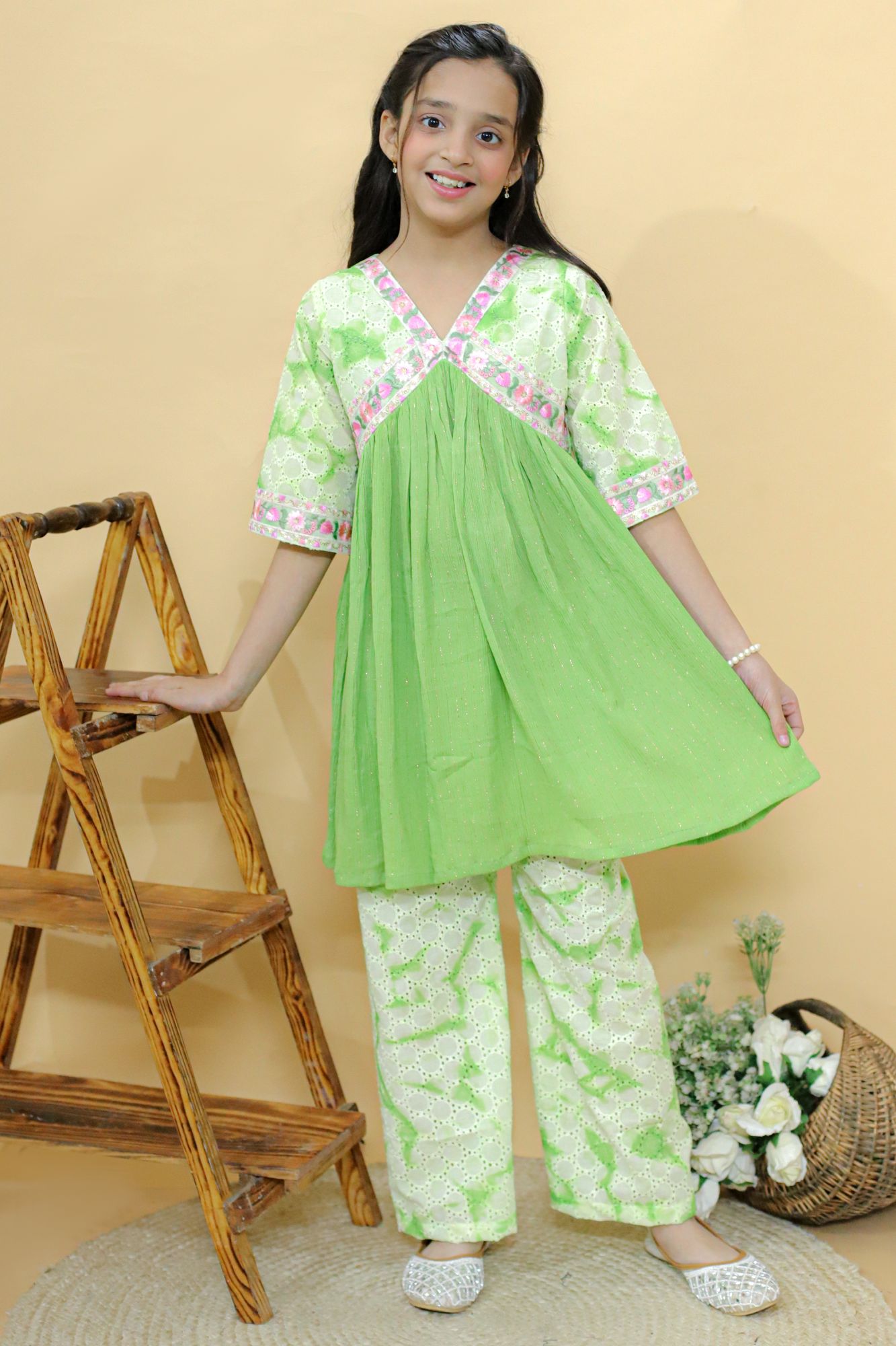 Ethereal Green Kurta Set