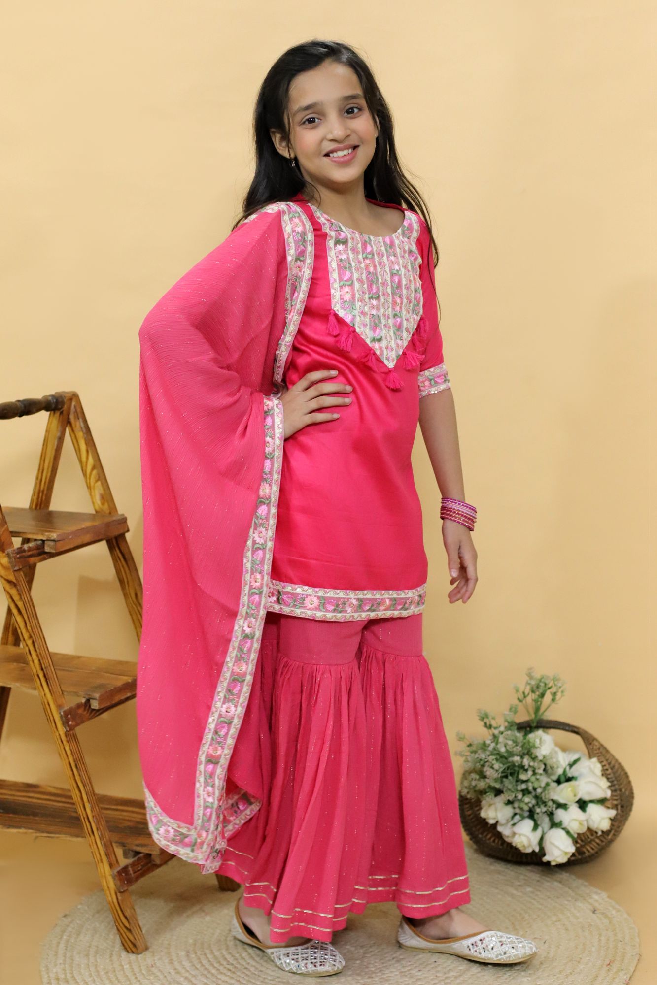 Peony Parade Sharara Set