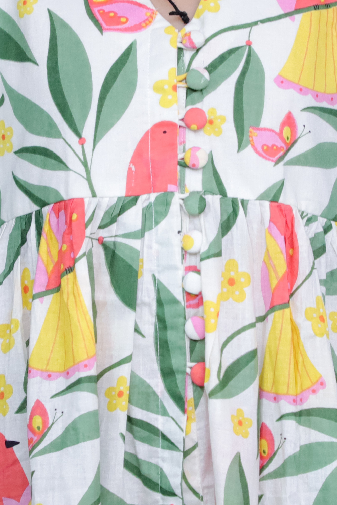 Chidiya Floral Cape Set