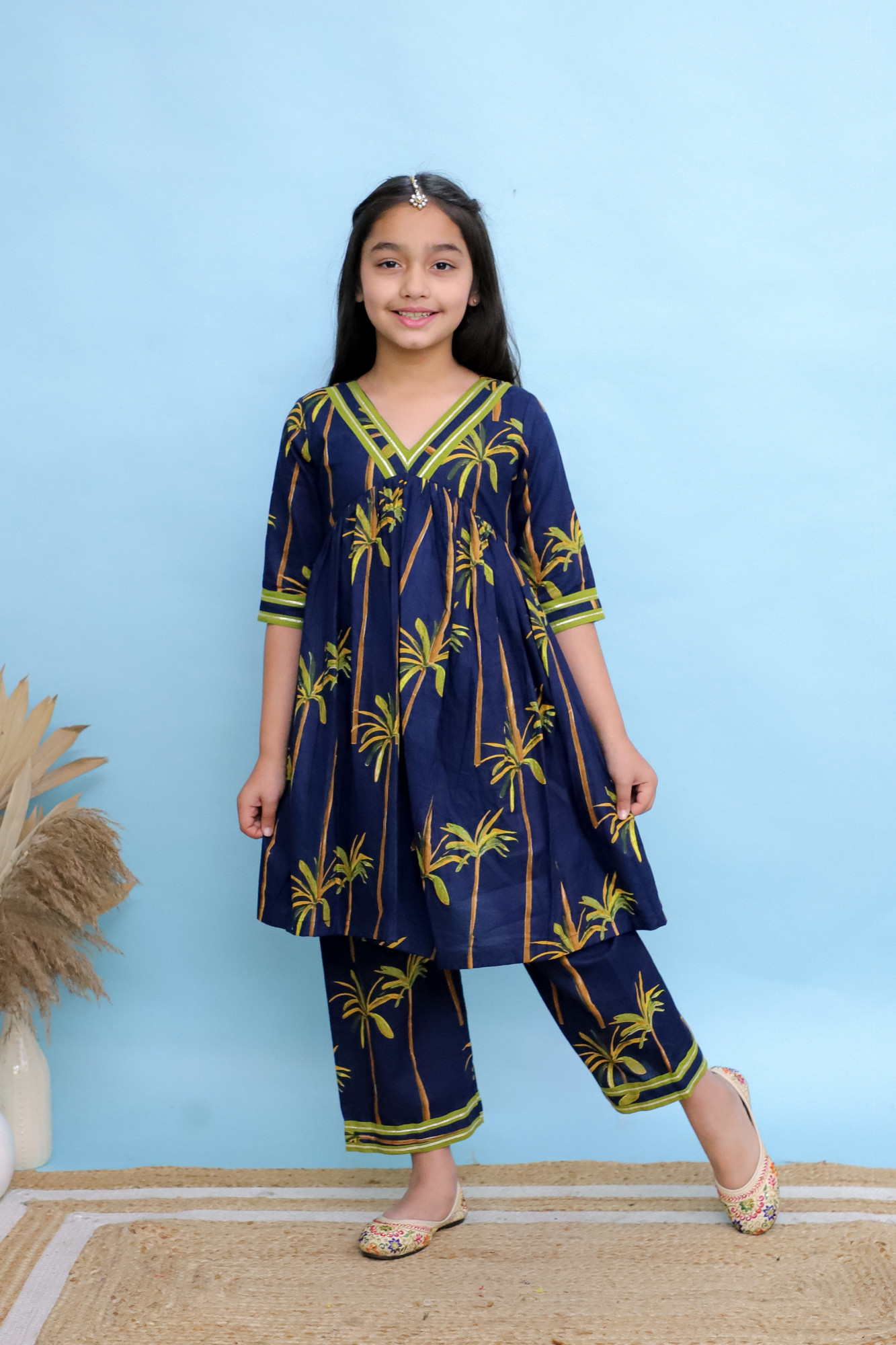 Indigo Oasis Kurta Set