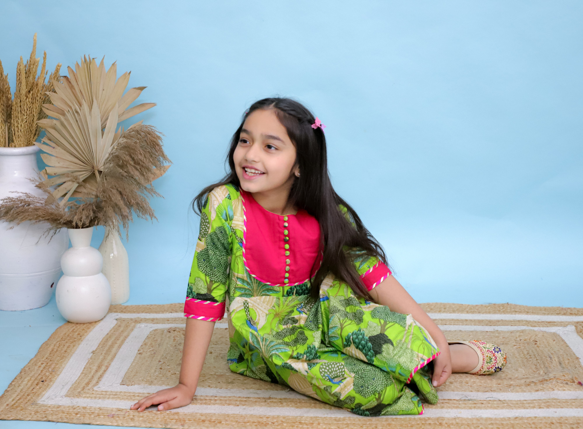 Forest Whisper Anarkali Set