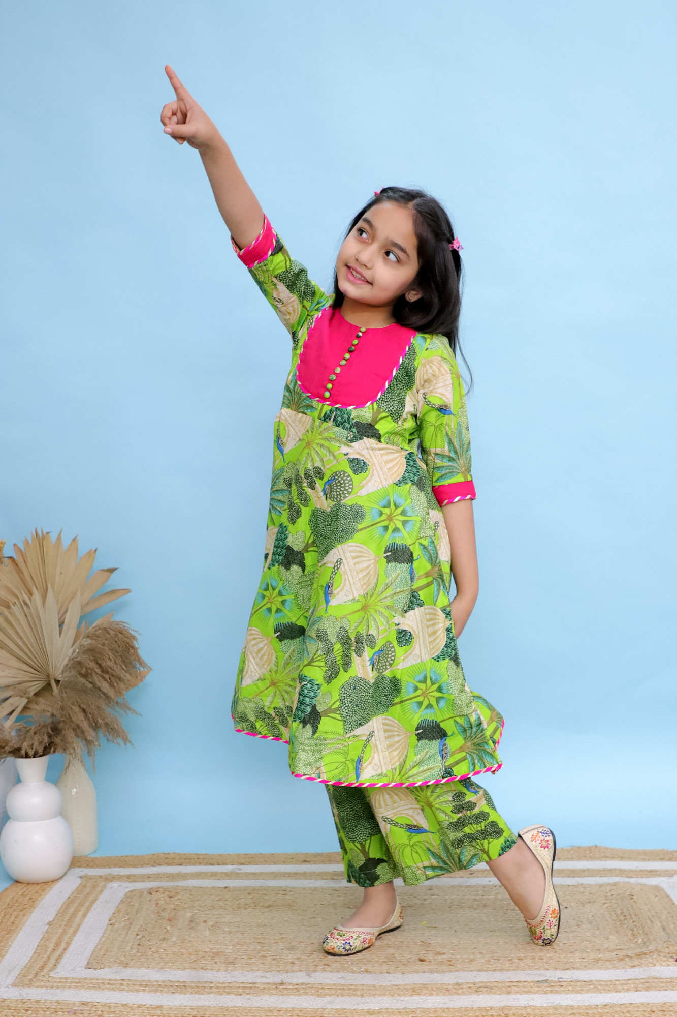 Forest Whisper Anarkali Set