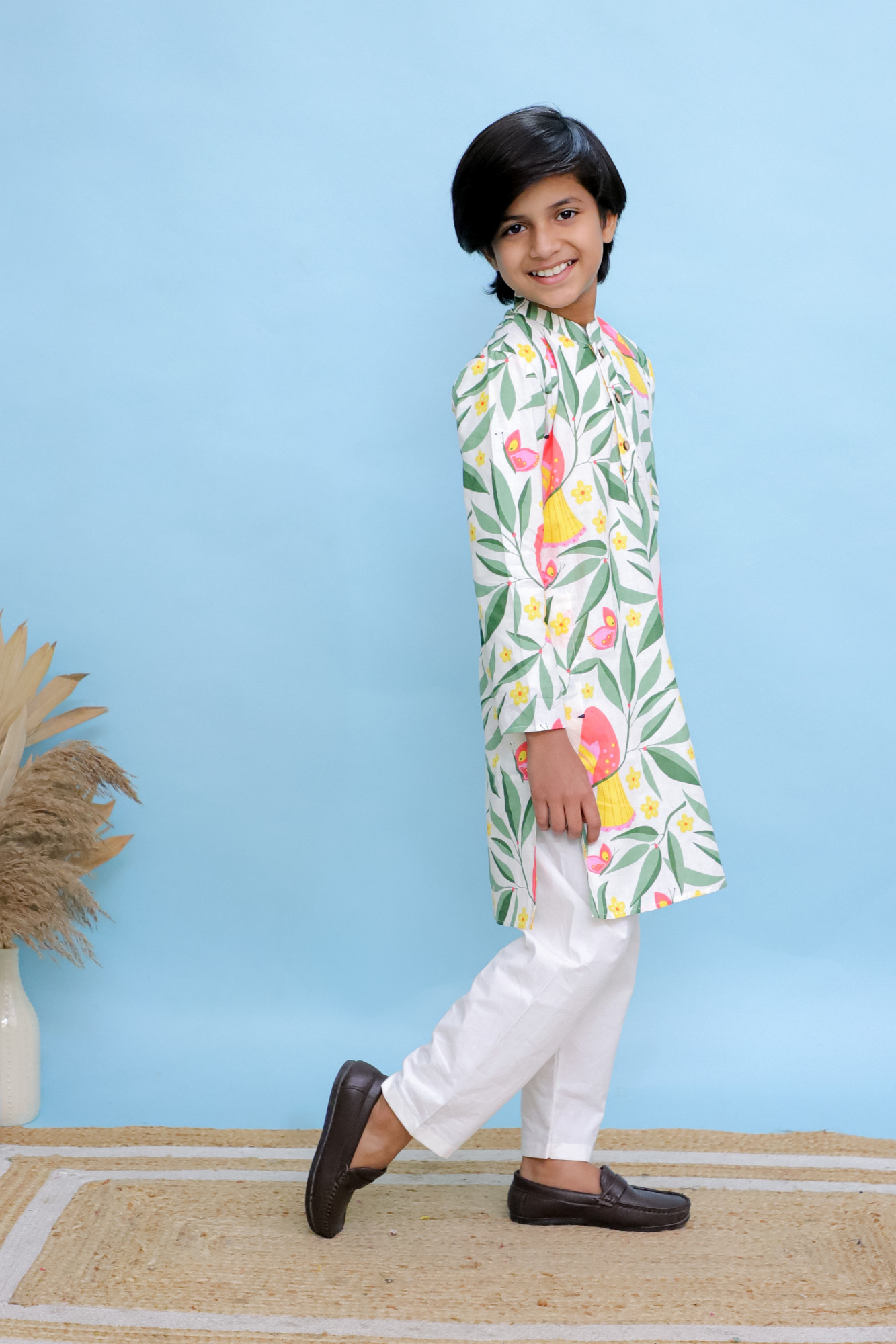 Trail Printed Kurta Set