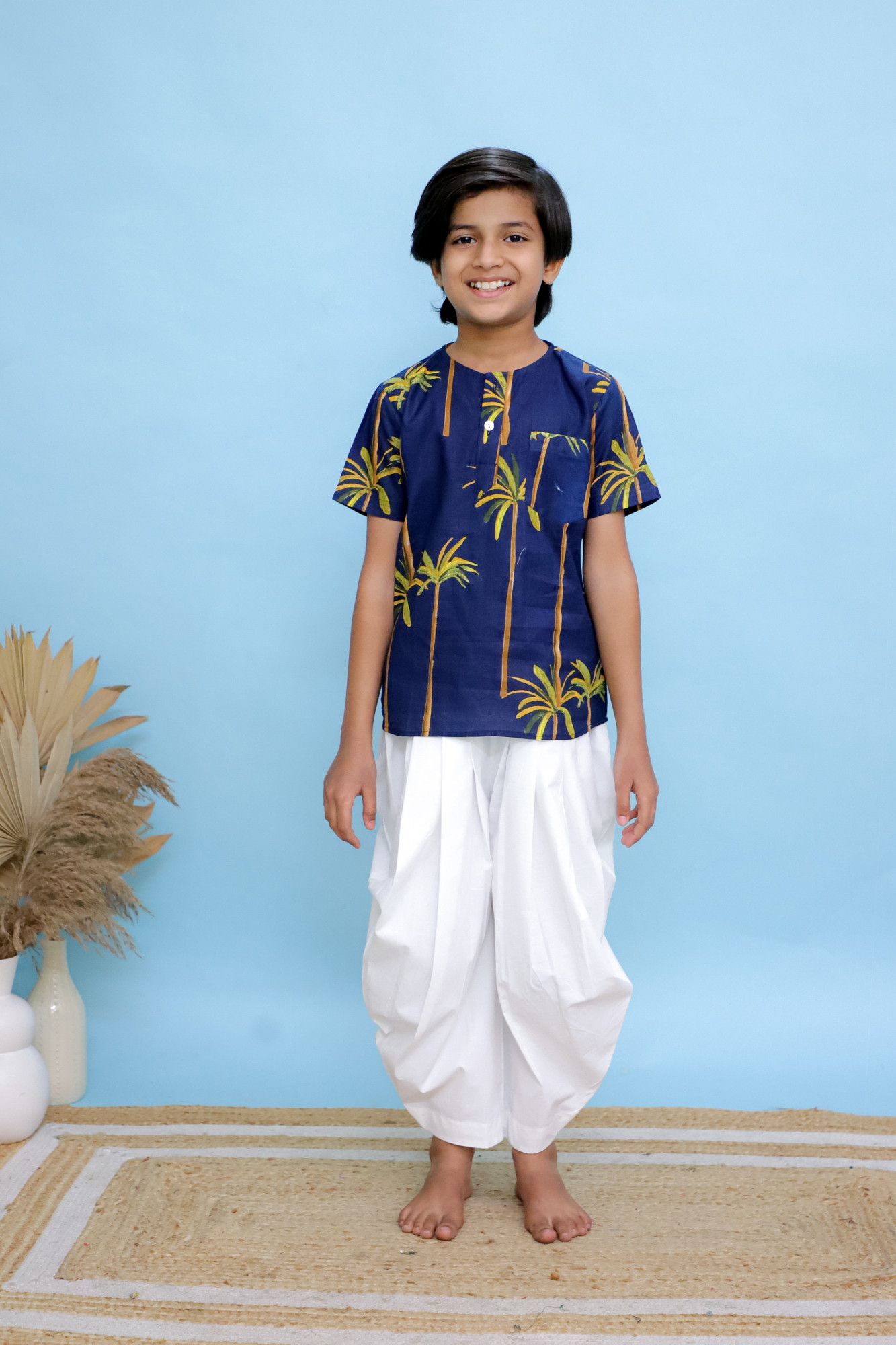 Palm Short Kurta