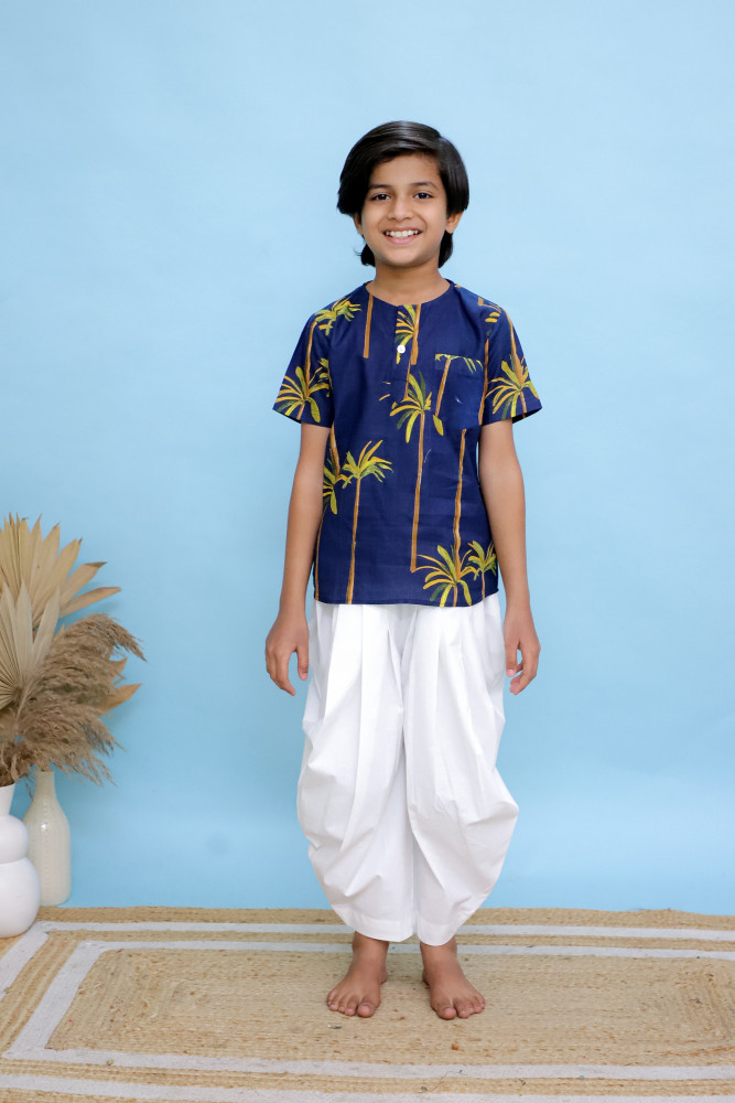 Image of Palm Short Kurta