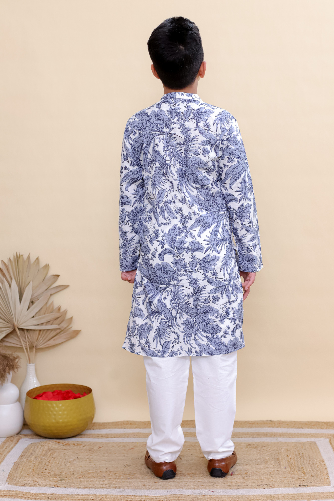 Blue botanica Kurta Set