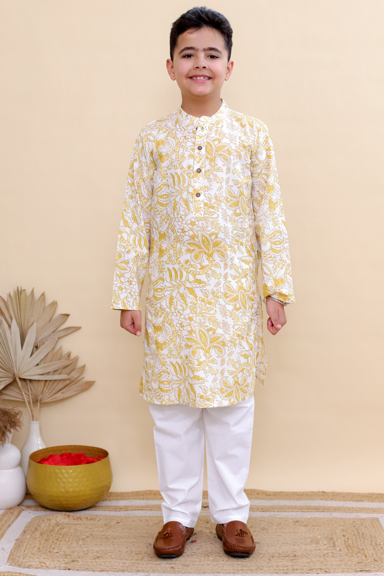 Lemon Leaf Kurta Set