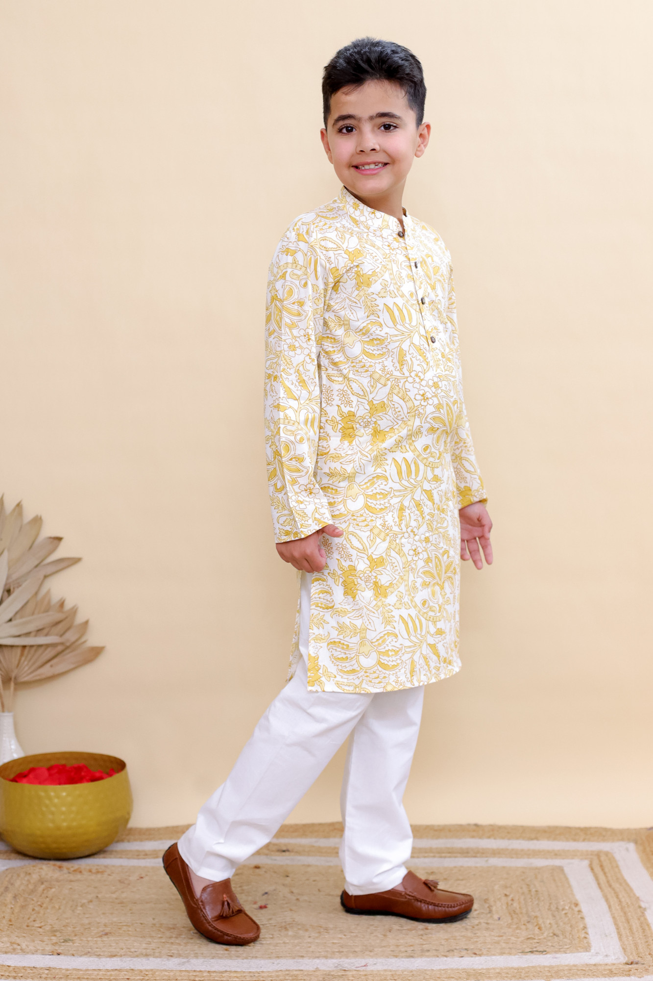 Lemon Leaf Kurta Set