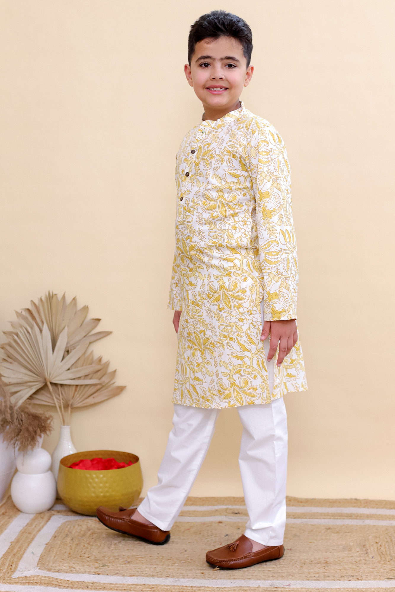 Lemon Leaf Kurta Set