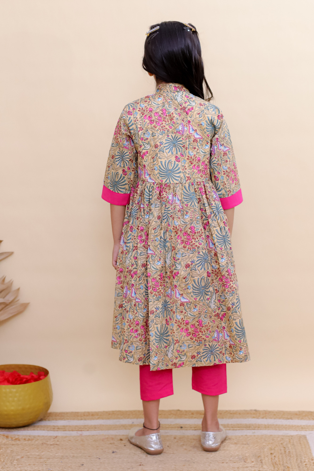 Fuchsia Bloom Tunic Set