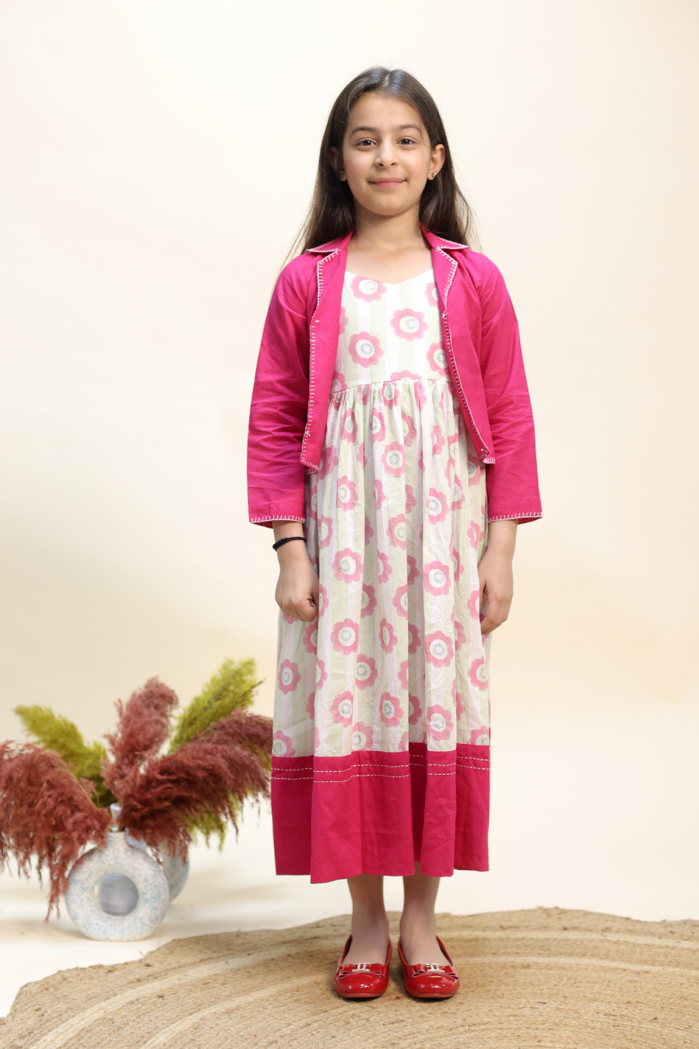 Petal Garden Dress with Jacket