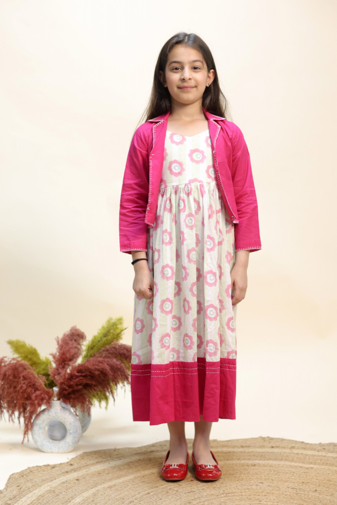 Image of Petal Garden Dress with Jacket