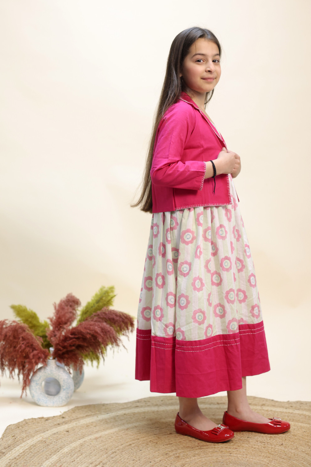 Petal Garden Dress with Jacket