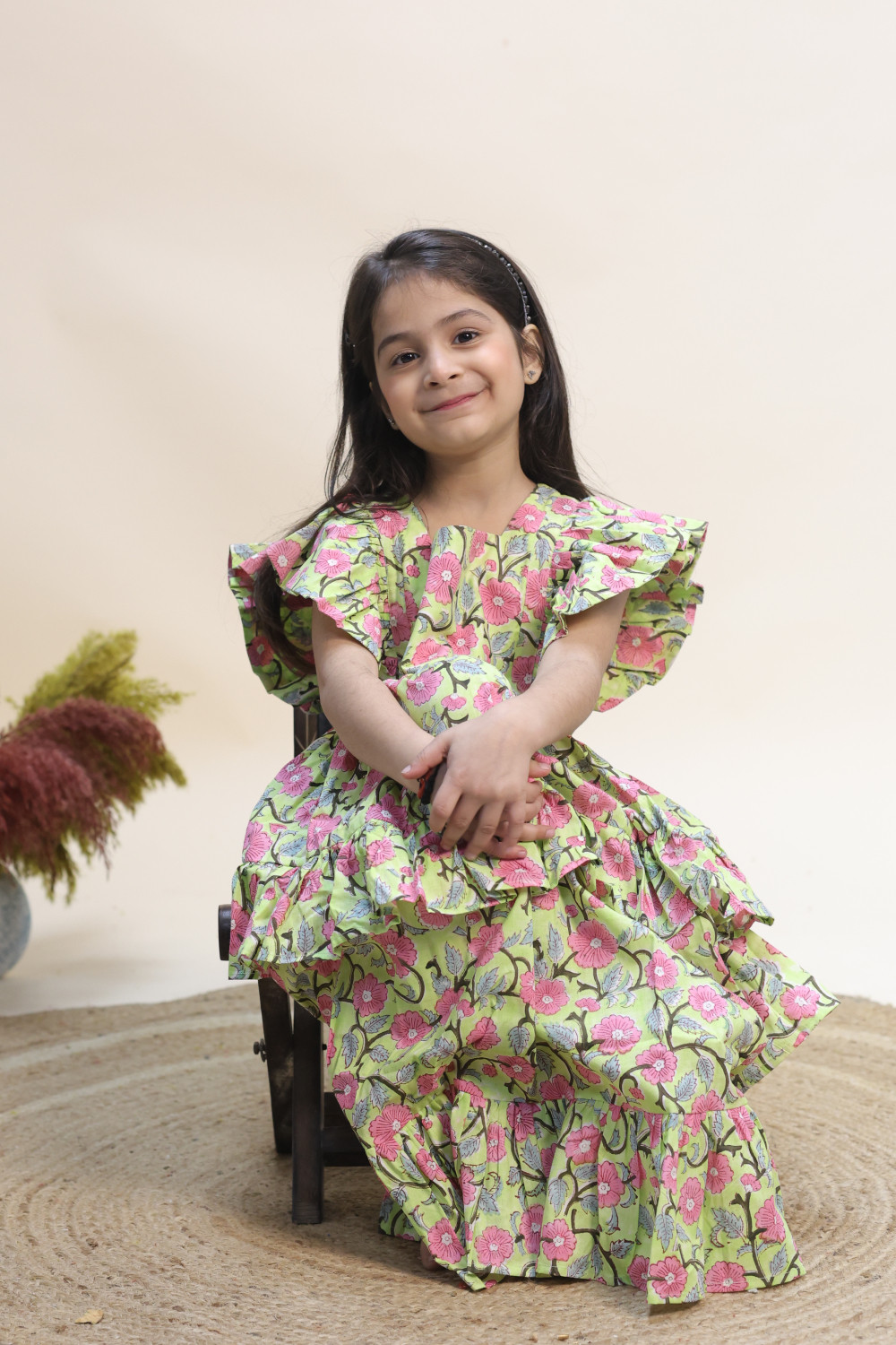 The Garden Party Tiered Maxi