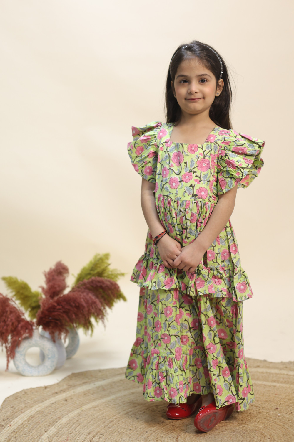 The Garden Party Tiered Maxi