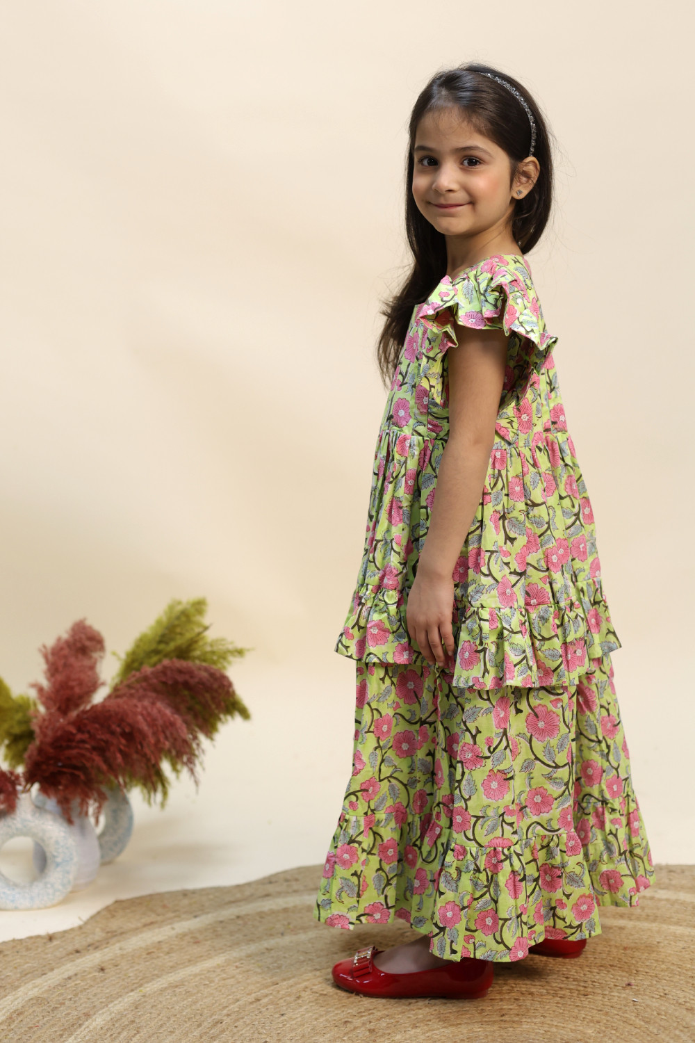 The Garden Party Tiered Maxi