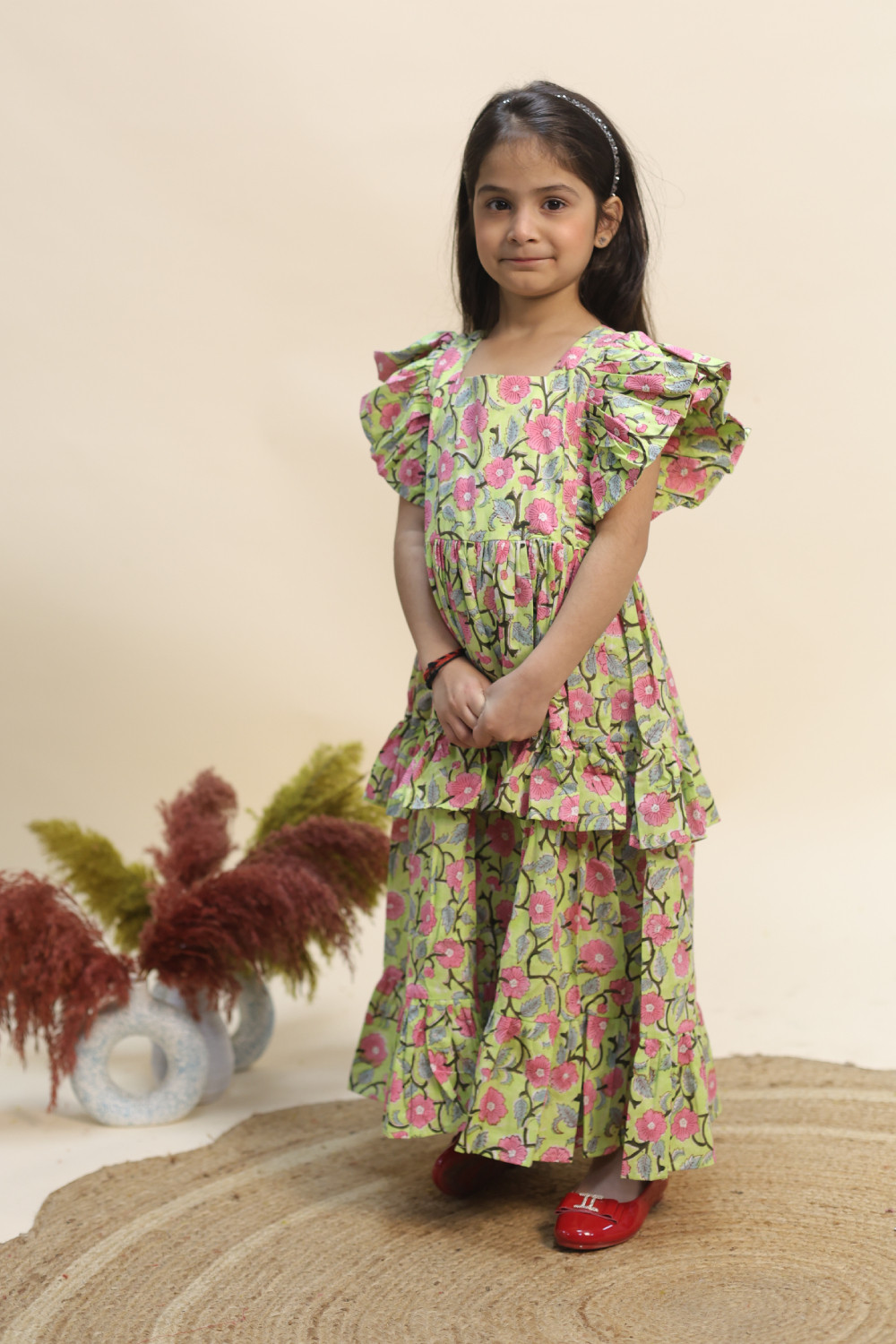 The Garden Party Tiered Maxi
