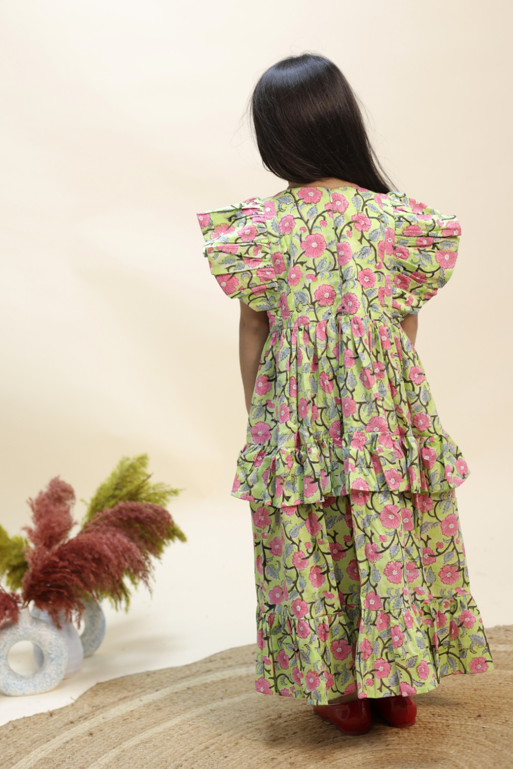 The Garden Party Tiered Maxi