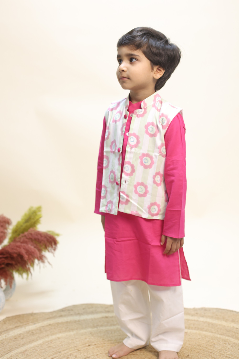 Blush Blossom Kurta Set