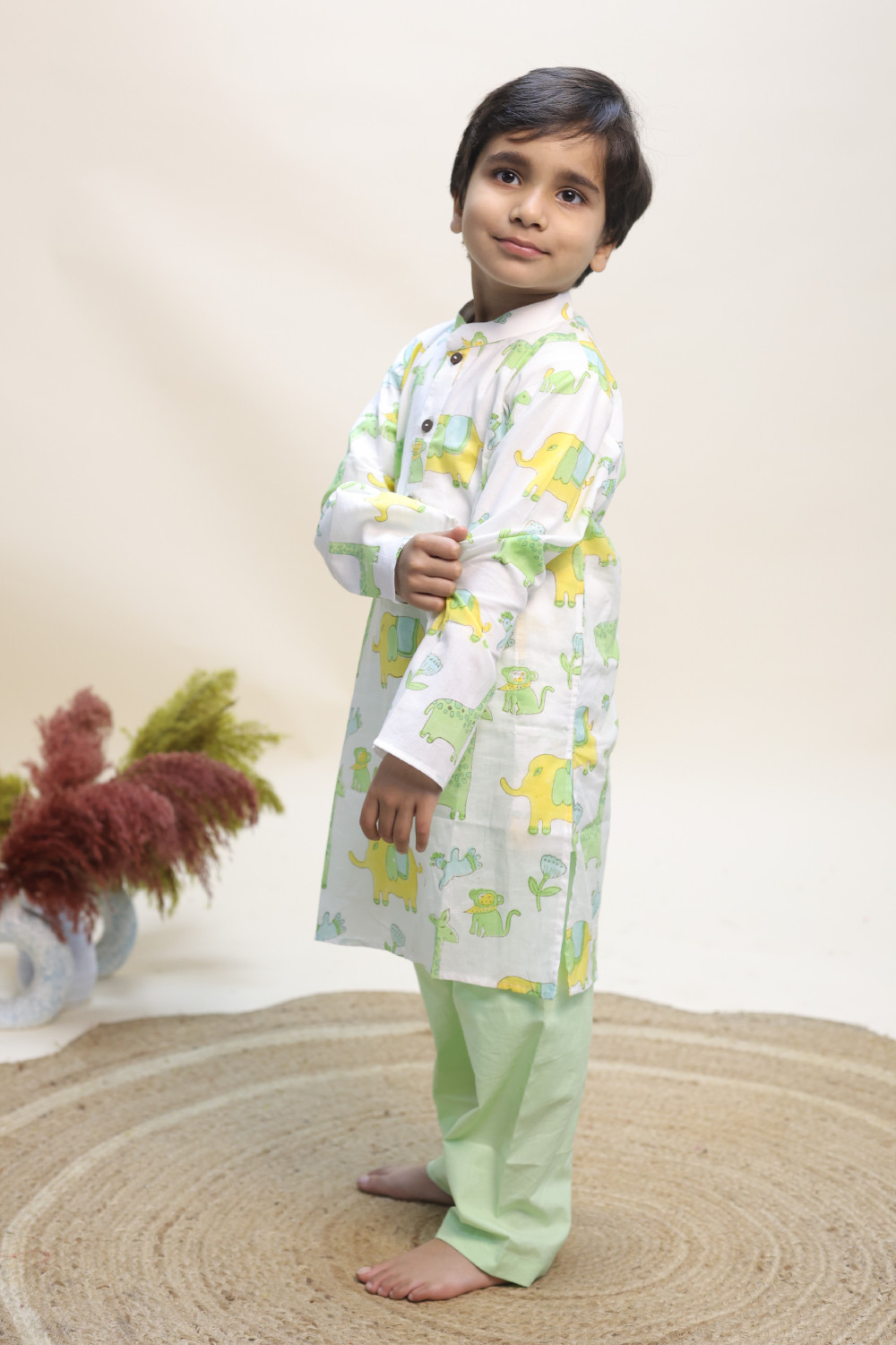 The Safari Sketch Kurta Set