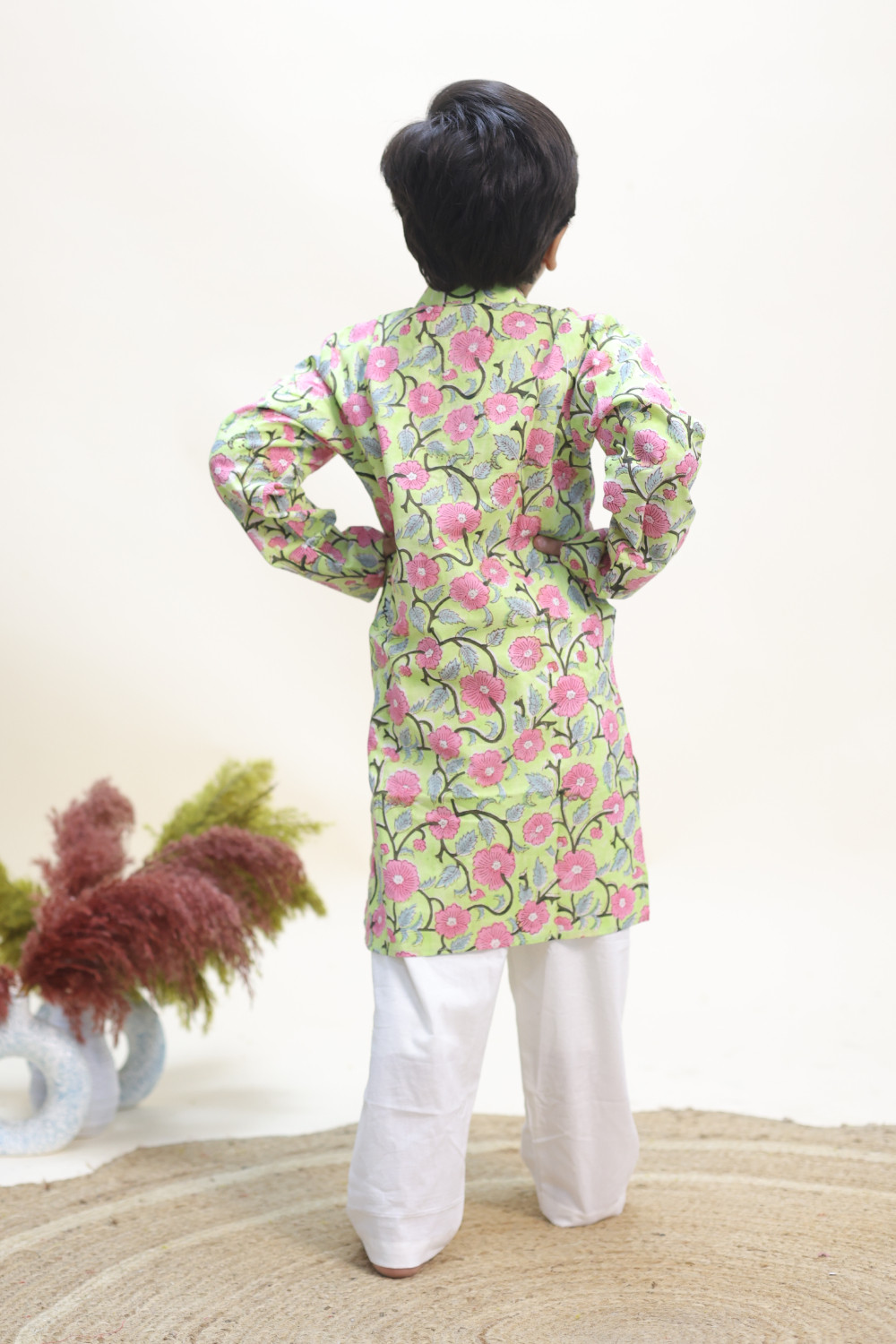 The Lime Zest Garden Kurta