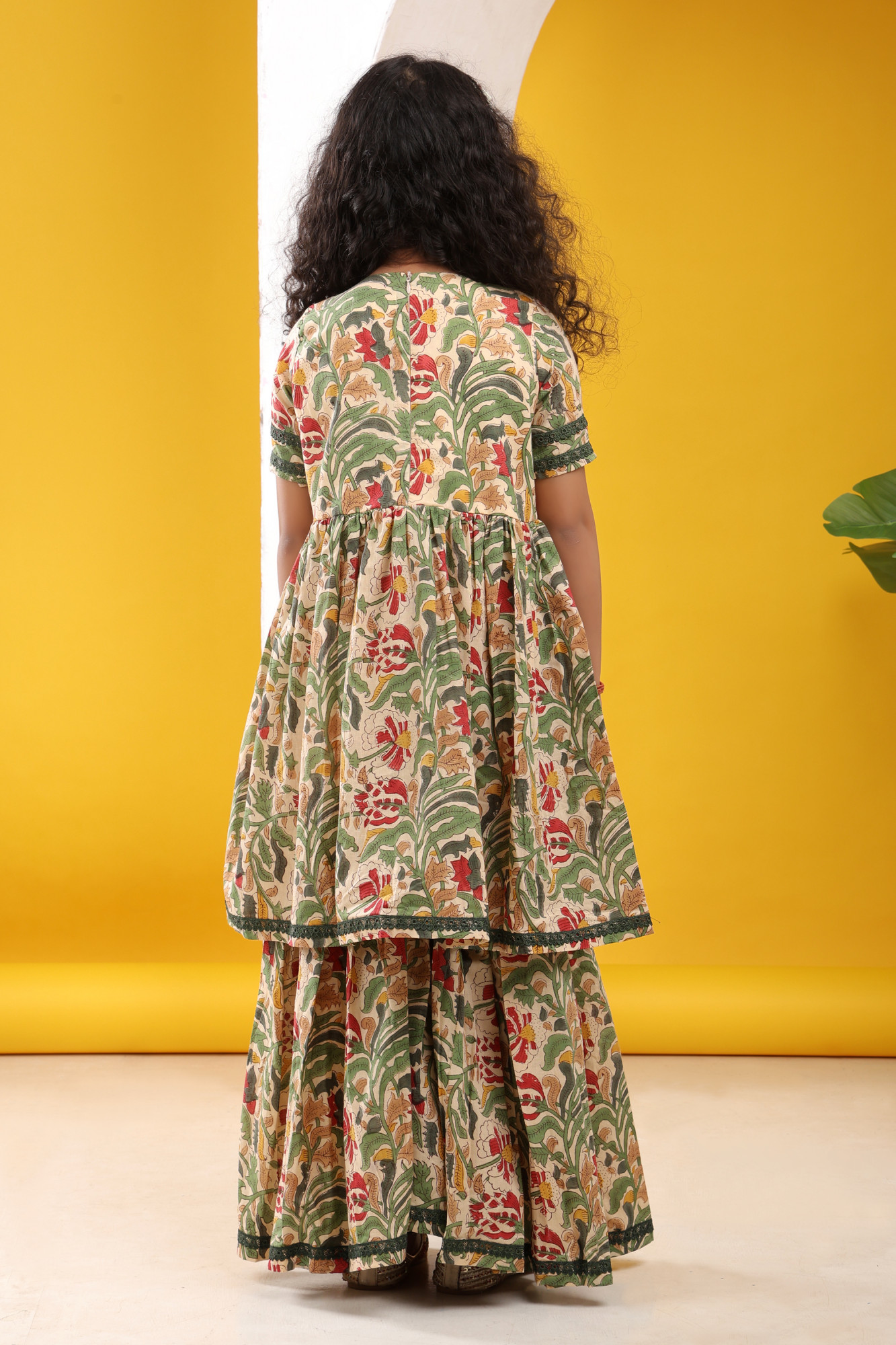 Barkha Floral Peplum Sharara Set