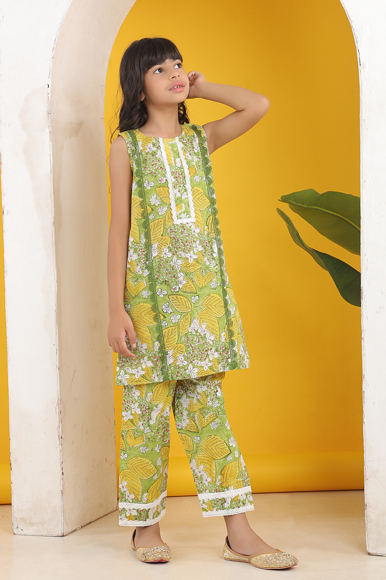 Monsoon Foliage Suit Set