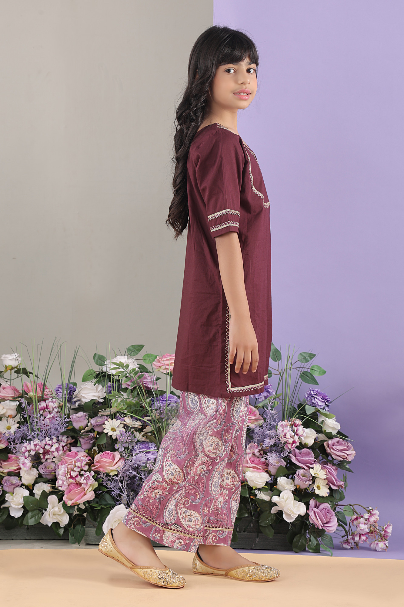 Dark Monsoon Kurti Set