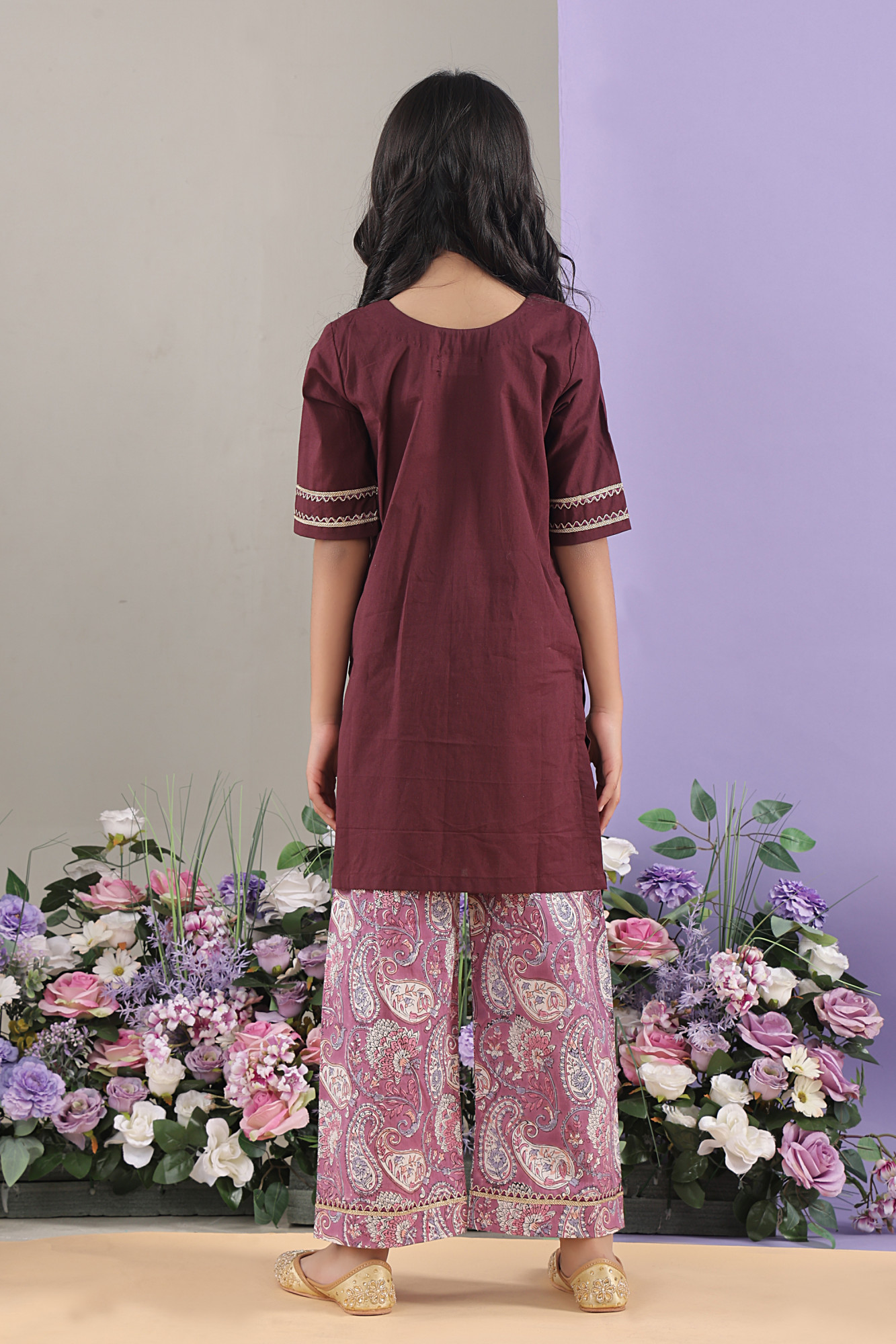 Dark Monsoon Kurti Set