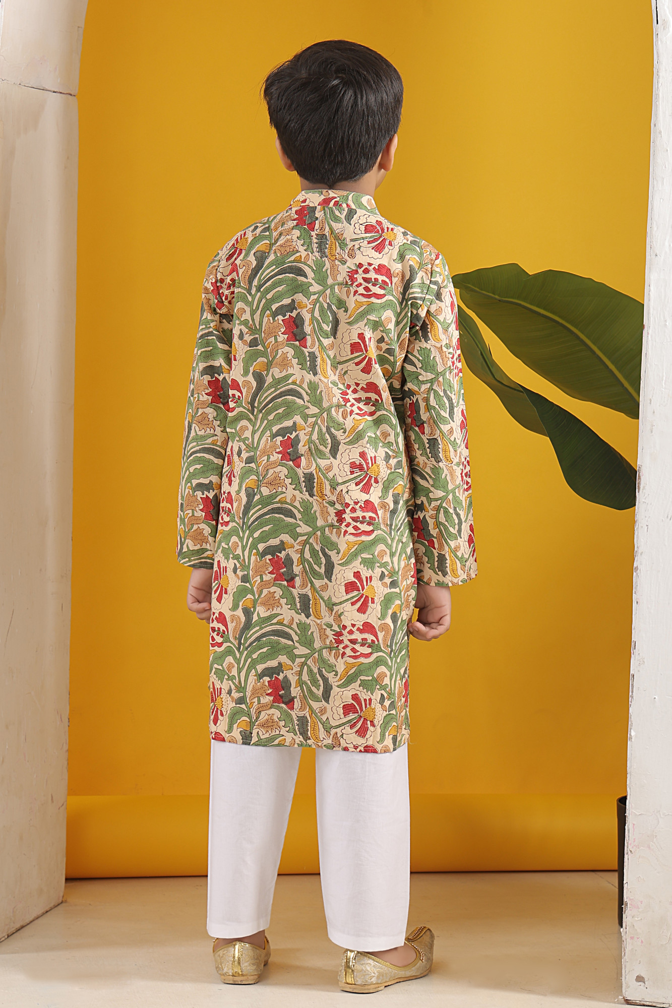 Neer Handblock Kurta Set
