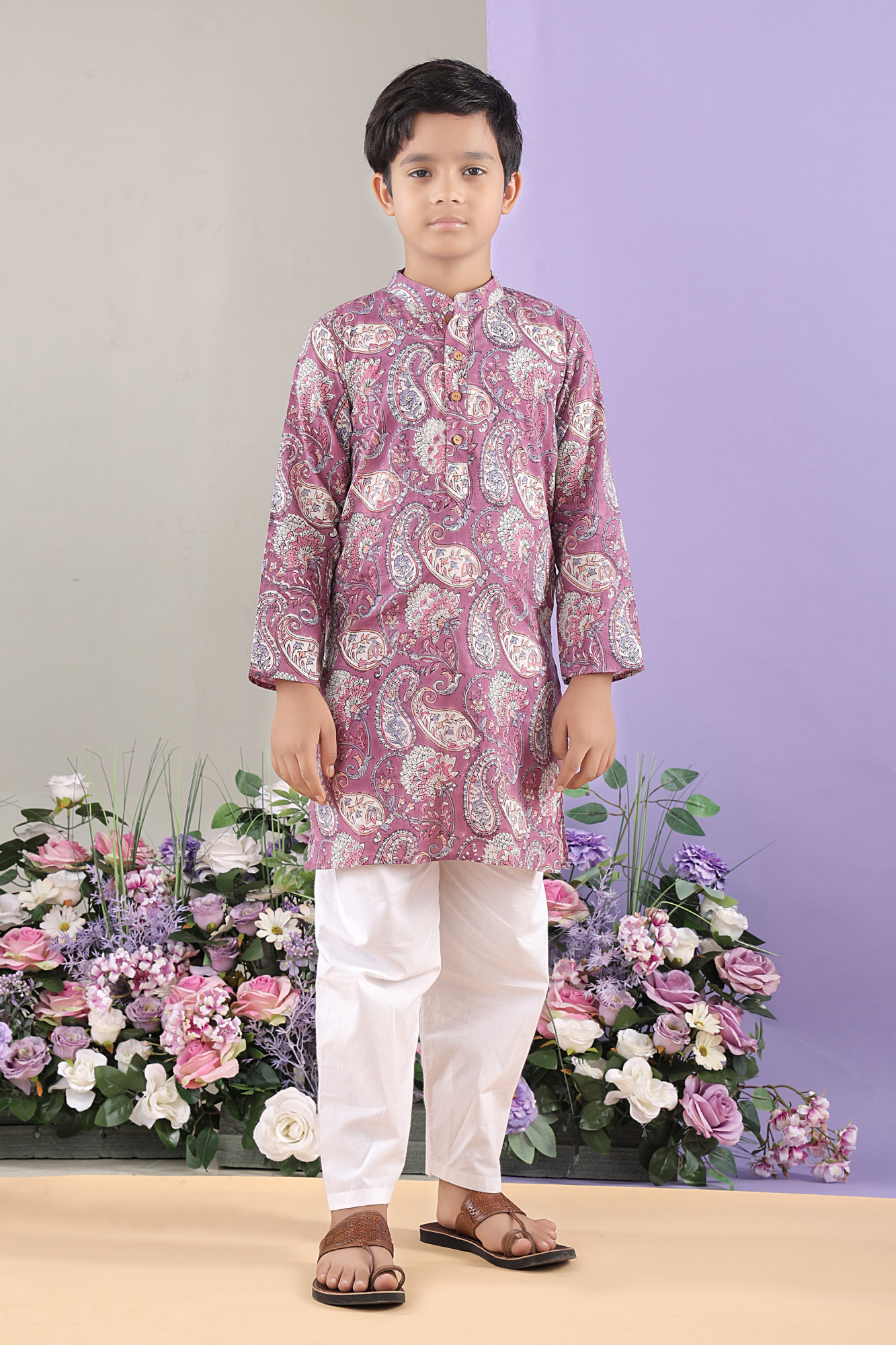 Jalad Paisley Kurta Set