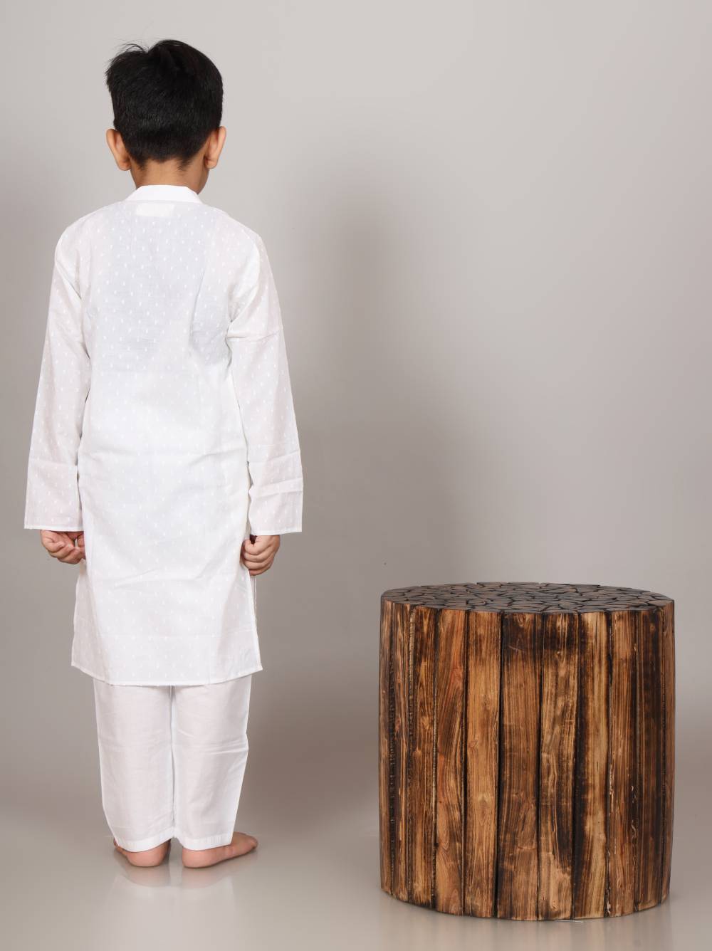 WHITE KURTA SET