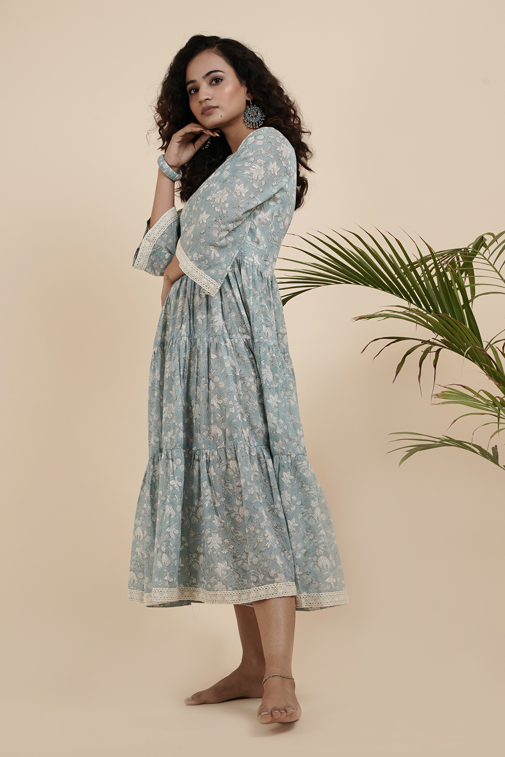 JADE TIERED DRESS