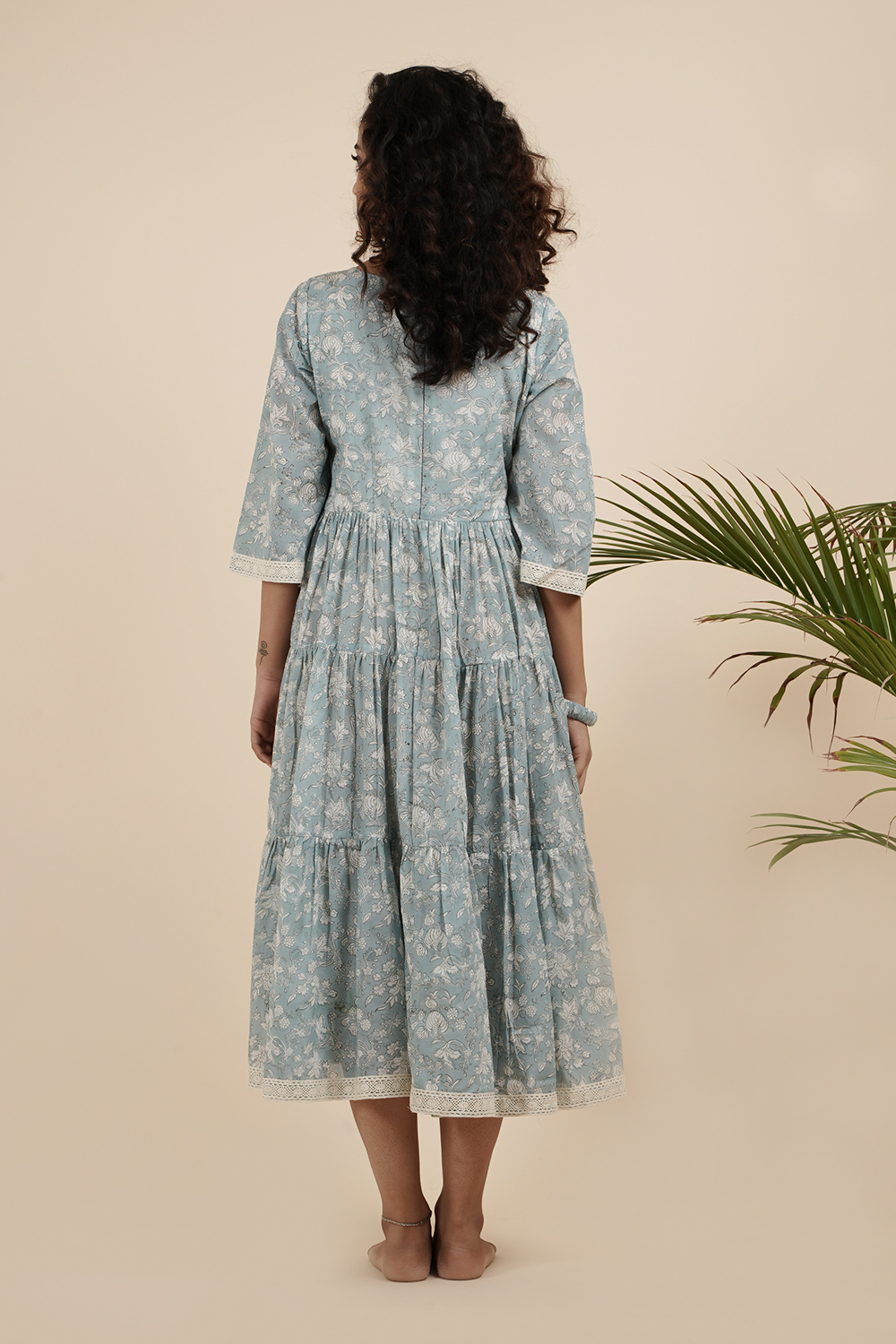 JADE TIERED DRESS