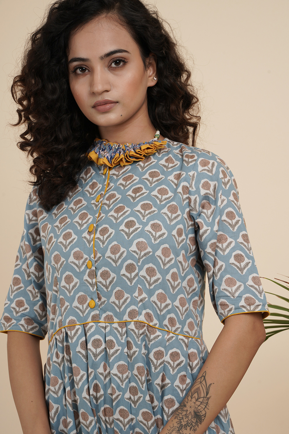 SUNSTONE BORDER DRESS