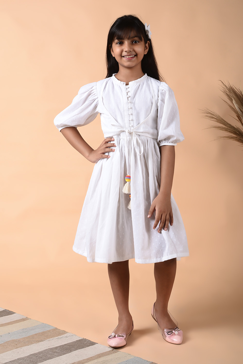 PEARL OVERLAP DRESS