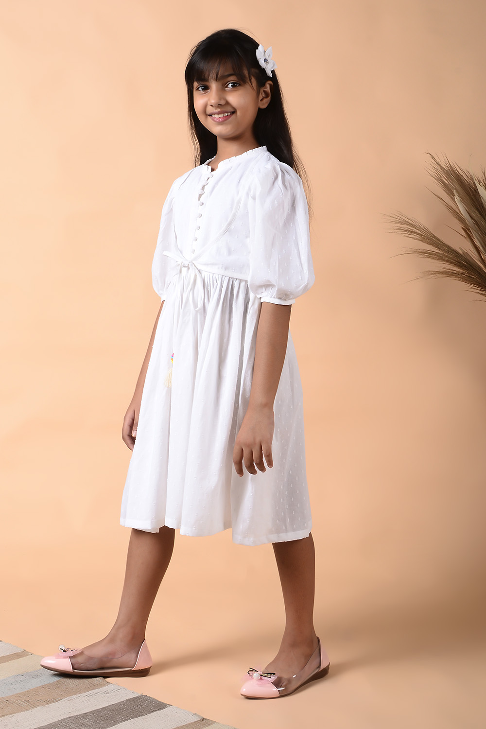 PEARL OVERLAP DRESS