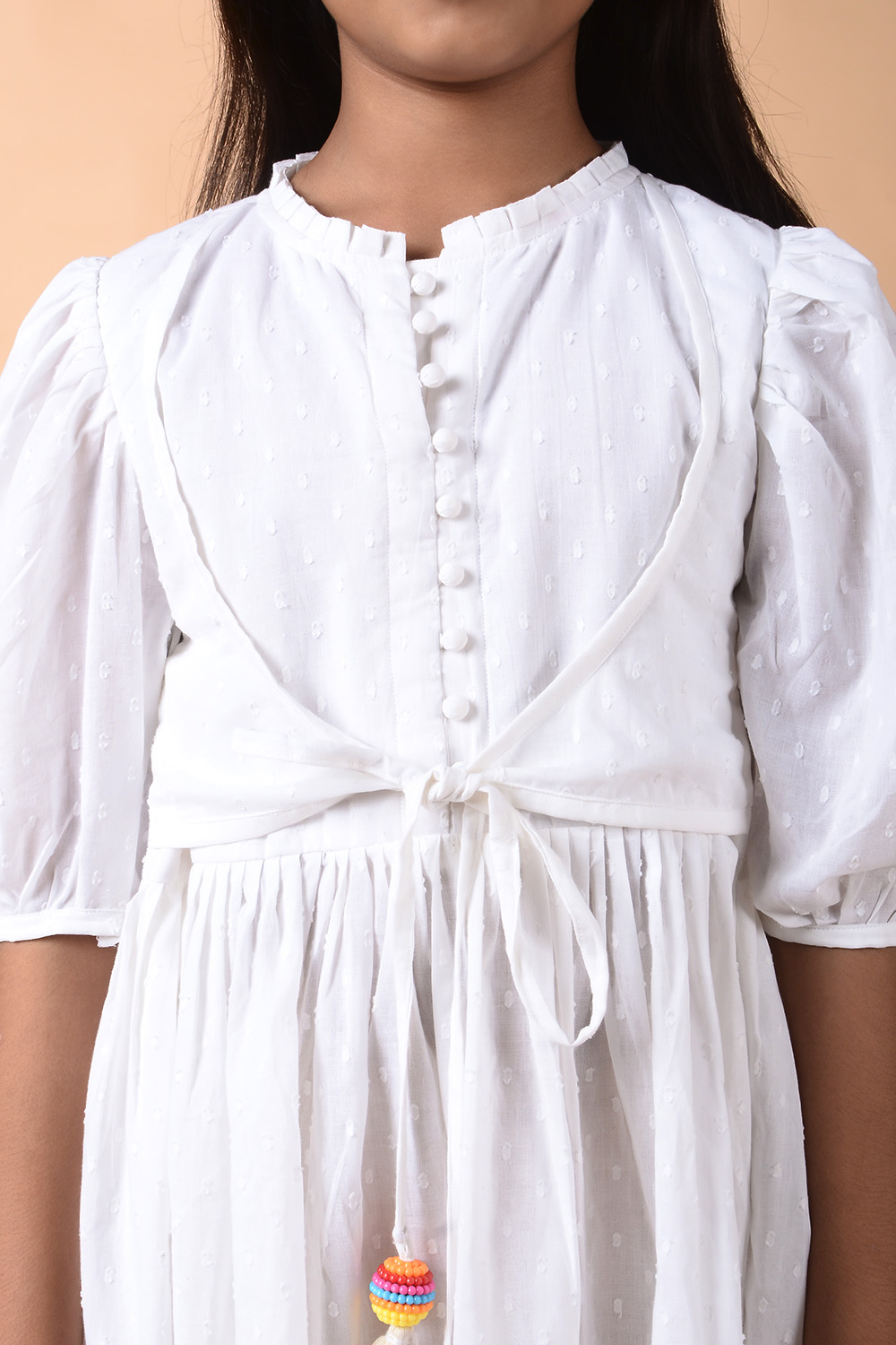 PEARL OVERLAP DRESS