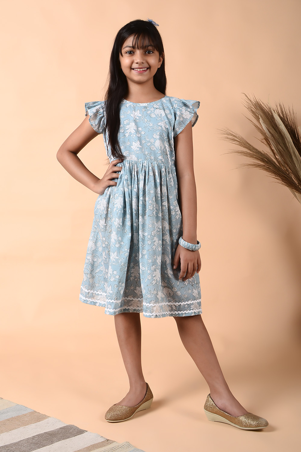 MARBEL FRILL DRESS