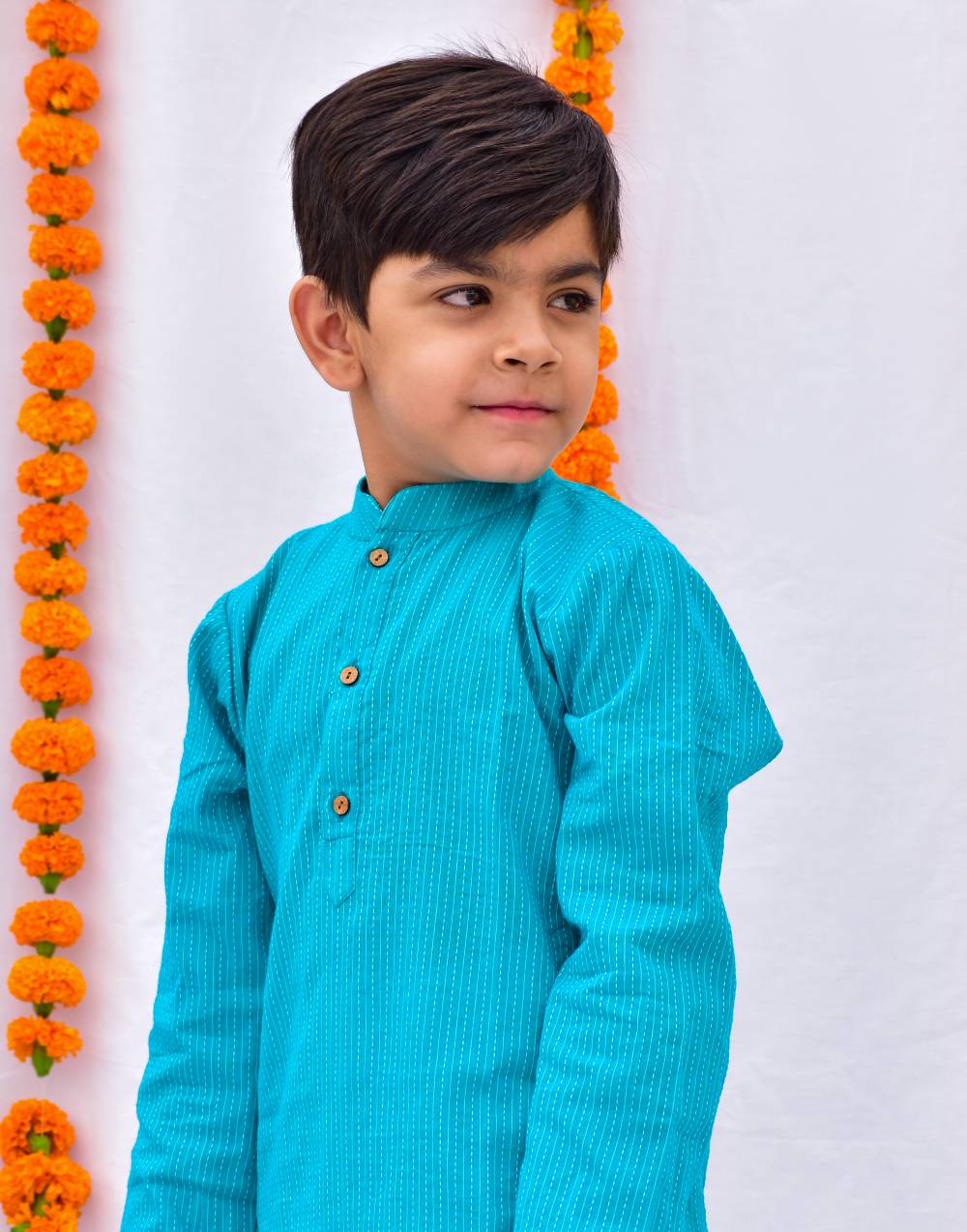 Turquoise kurta set