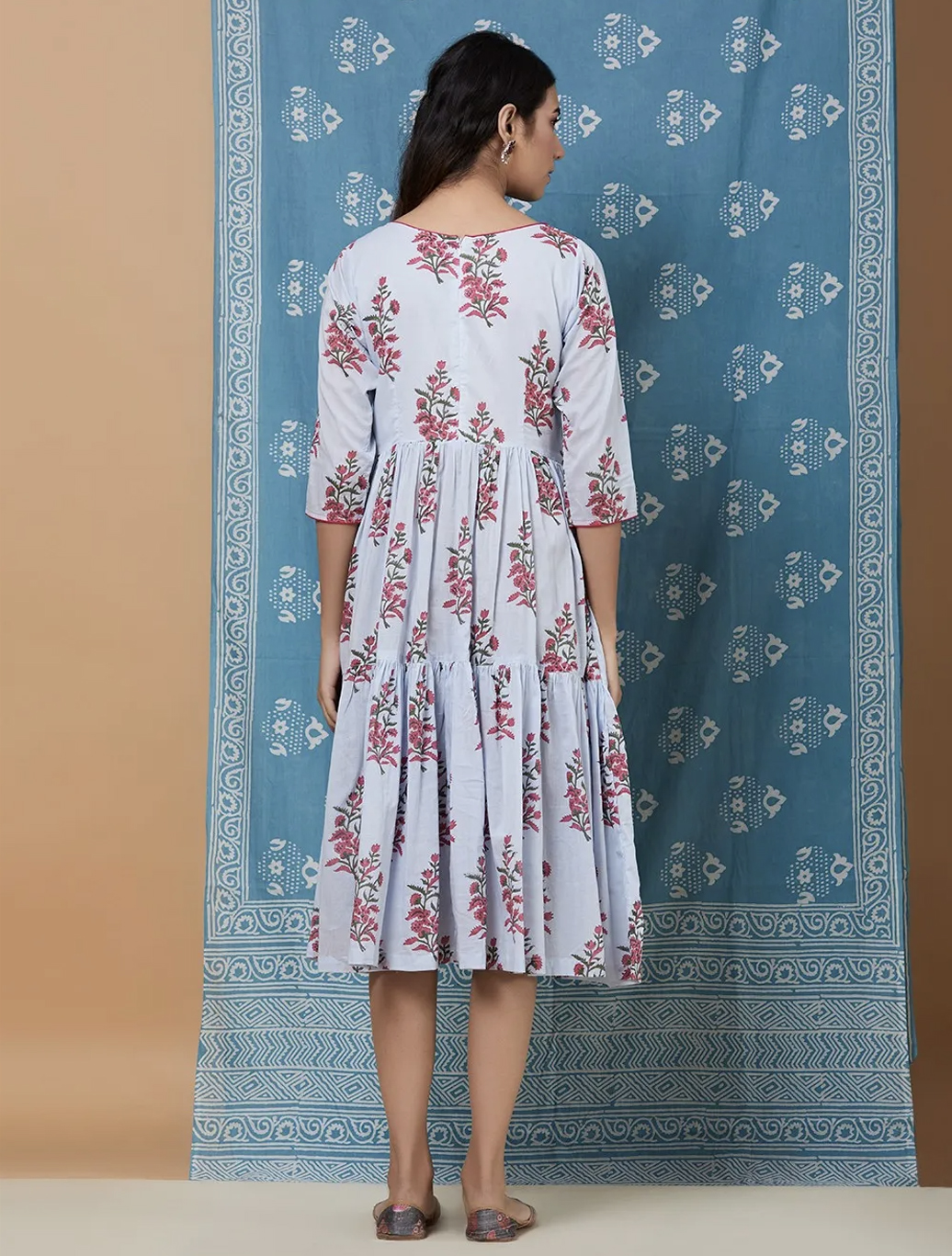 ICE GATHERED DRESS