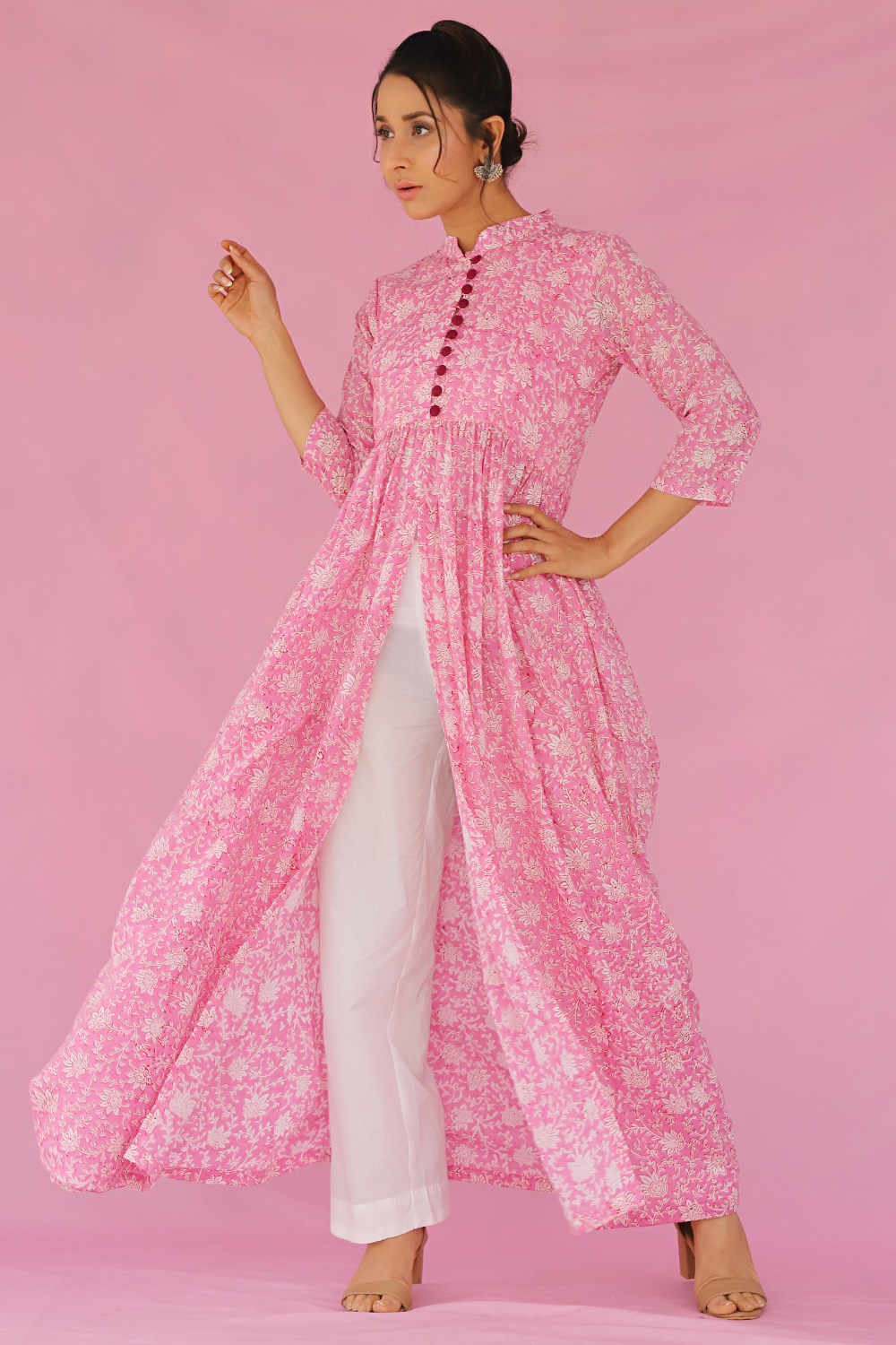PINK SLIT CAPE