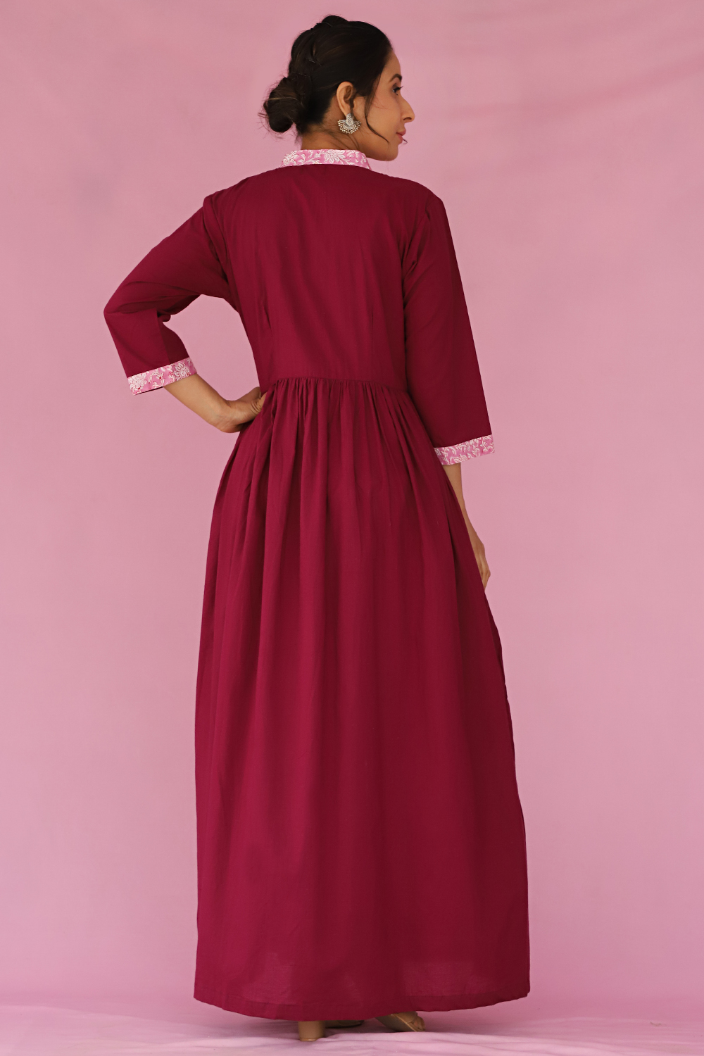 ROSEWOOD SLIT CAPE